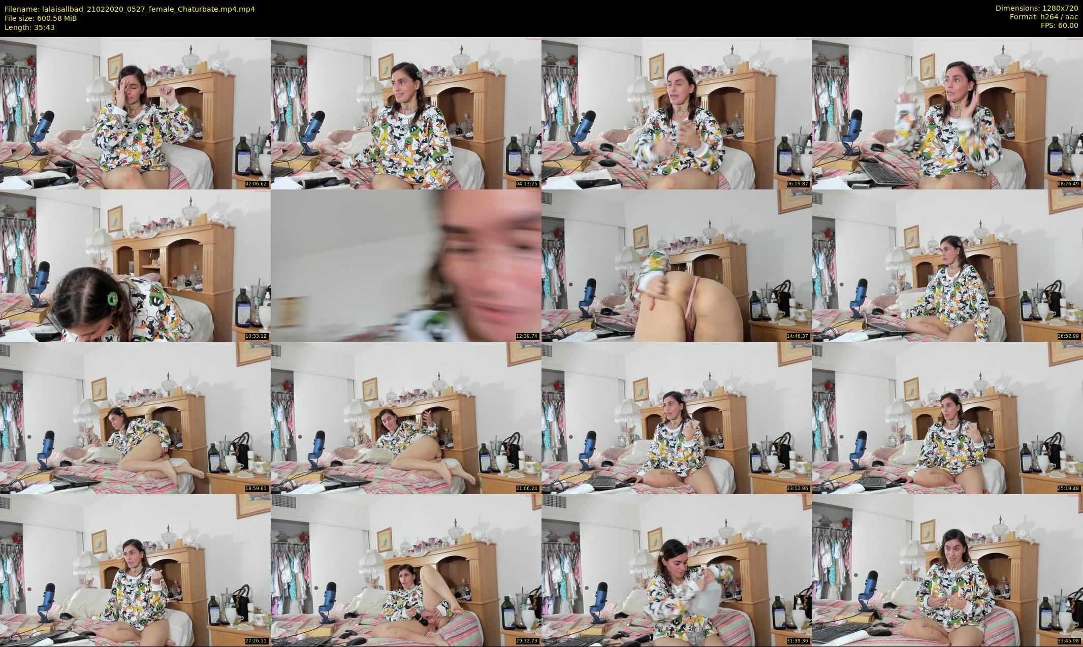lalaisallbad — 36 minute Chaturbate female cam show recording, 720p, Feb 21, 2020