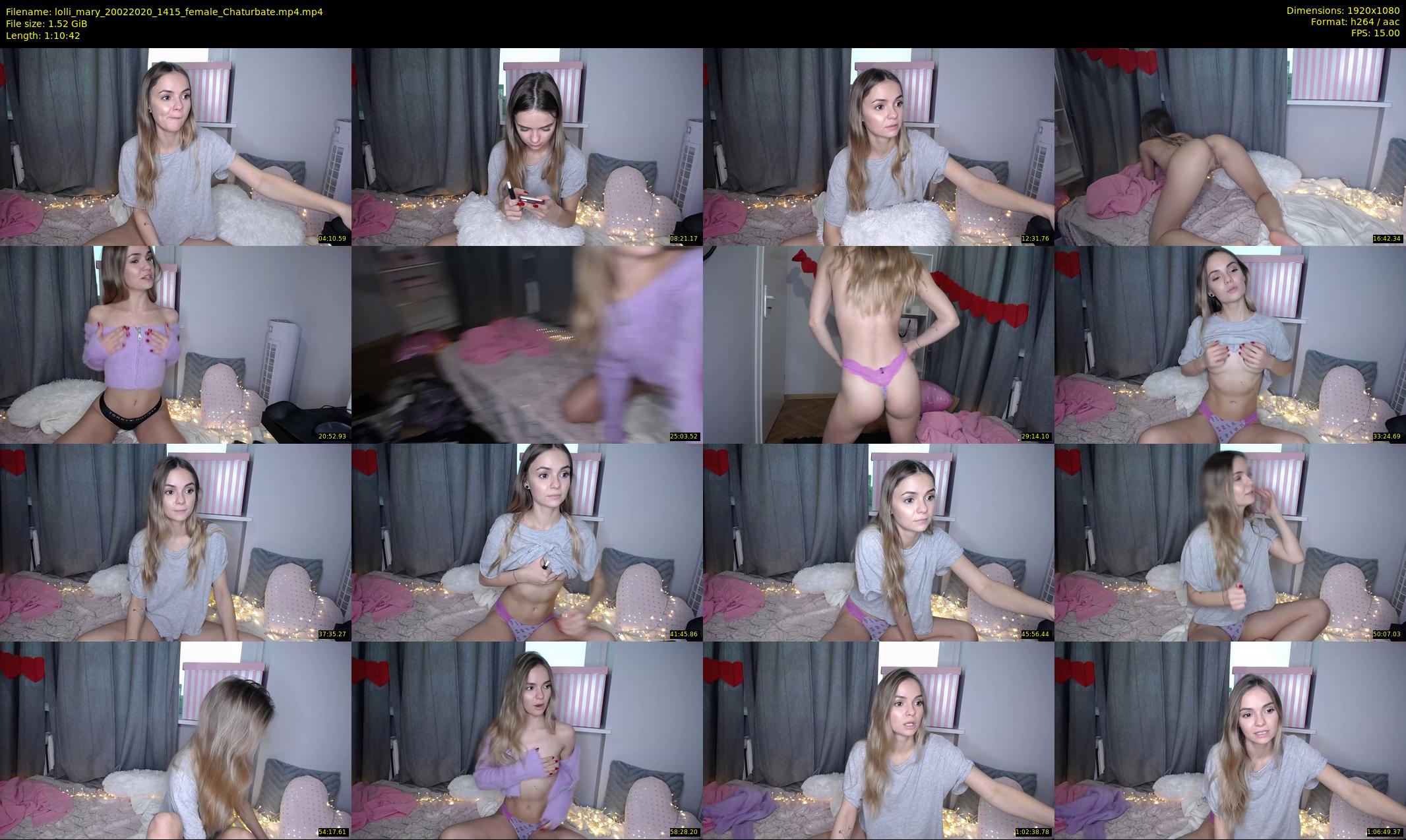 lolli_mary — 71 minute Chaturbate female cam show recording, 1080p, Feb 20, 2020
