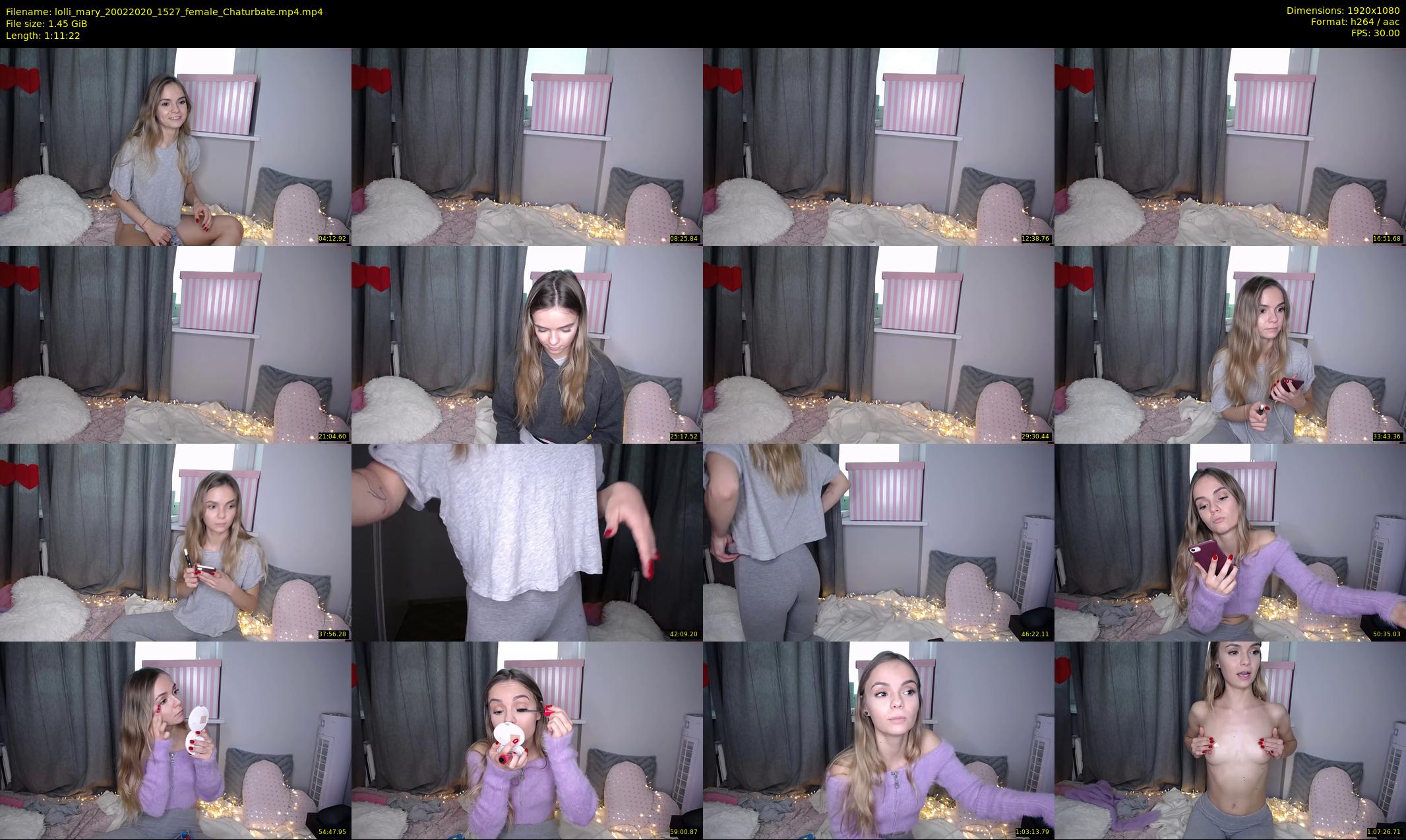 lolli_mary — 72 minute Chaturbate female cam show recording, 1080p, Feb 20, 2020
