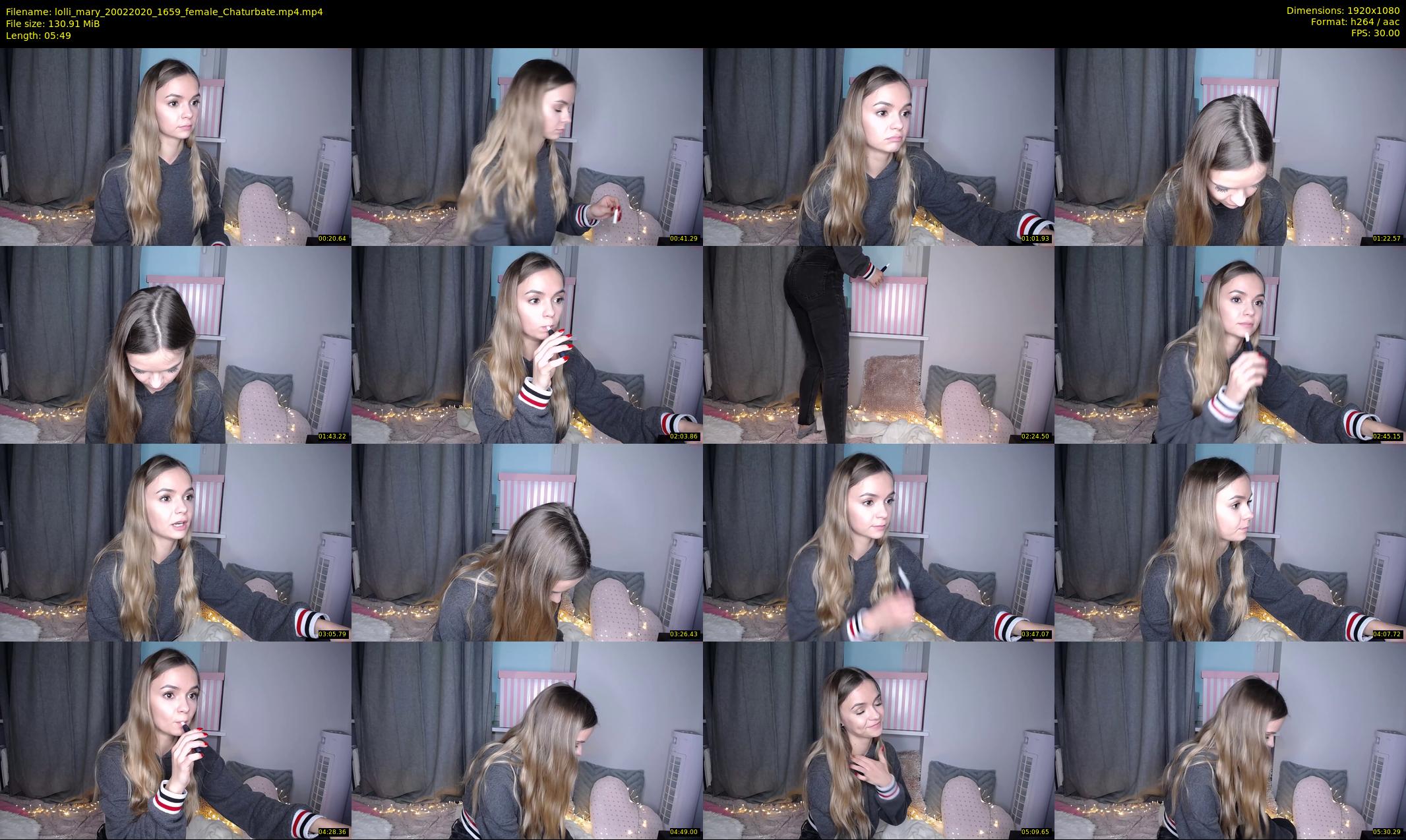 lolli_mary — 6 minute Chaturbate female cam show recording, 1080p, Feb 20, 2020