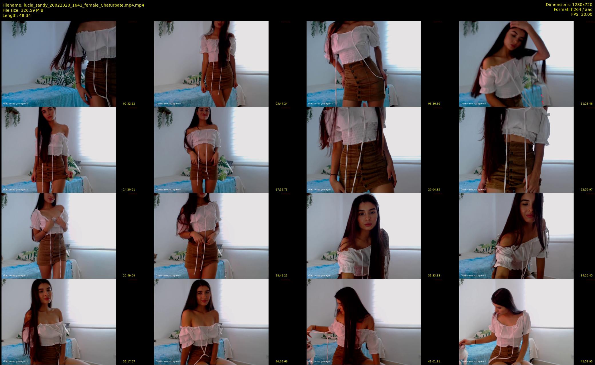 lucia_sandy — 49 minute Chaturbate female cam show recording, 720p, Feb 20, 2020
