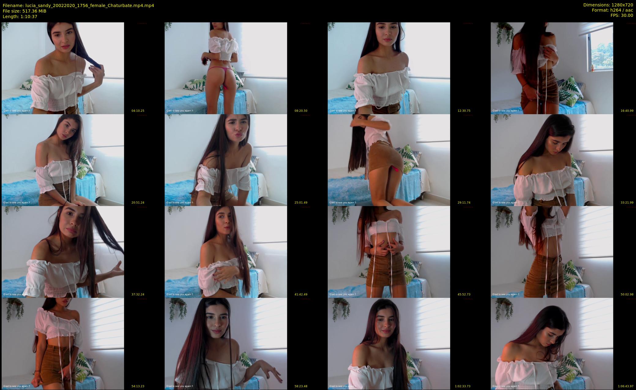 lucia_sandy — 71 minute Chaturbate female cam show recording, 720p, Feb 20, 2020