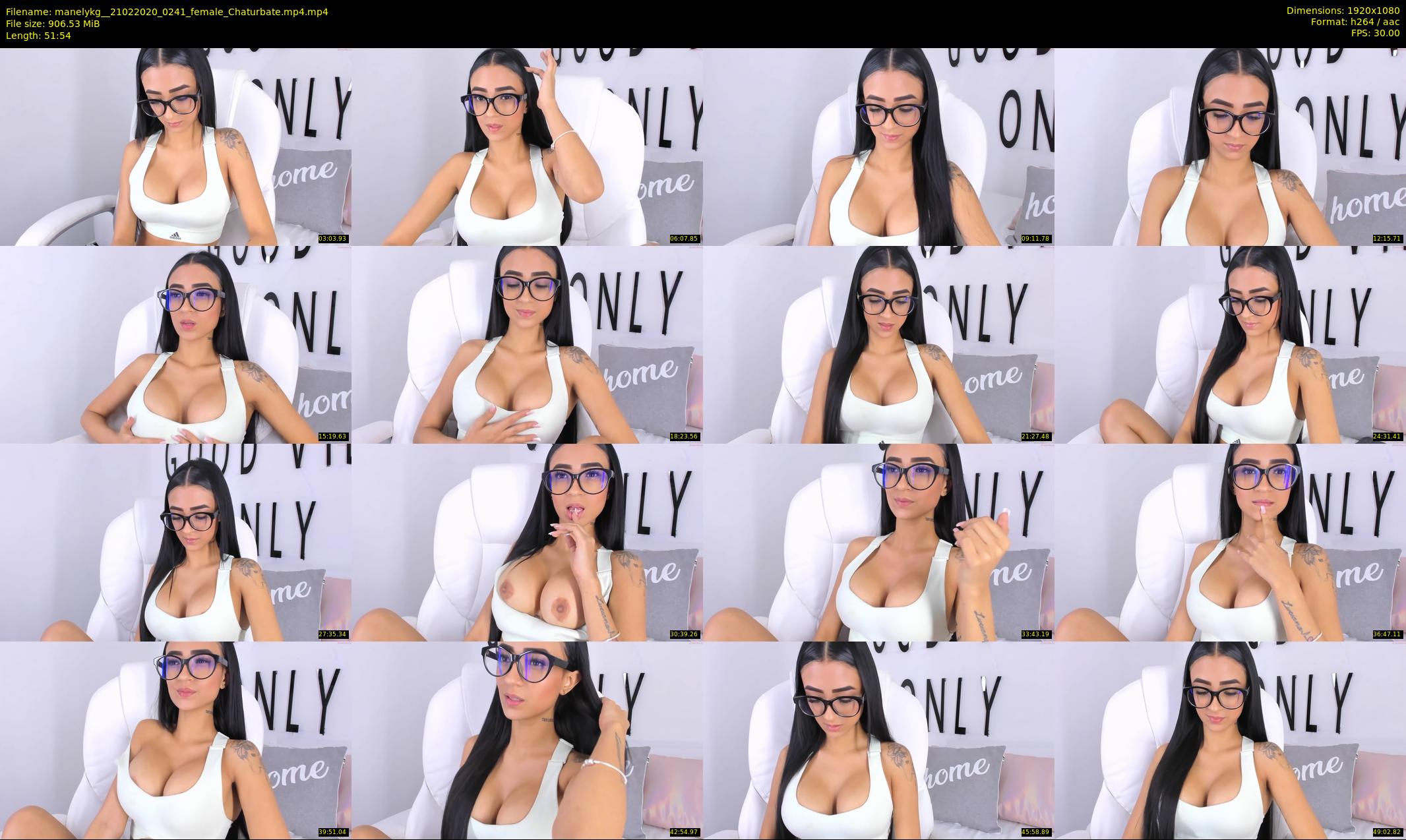manelykg_ — 52 minute Chaturbate female cam show recording, 1080p, Feb 21, 2020