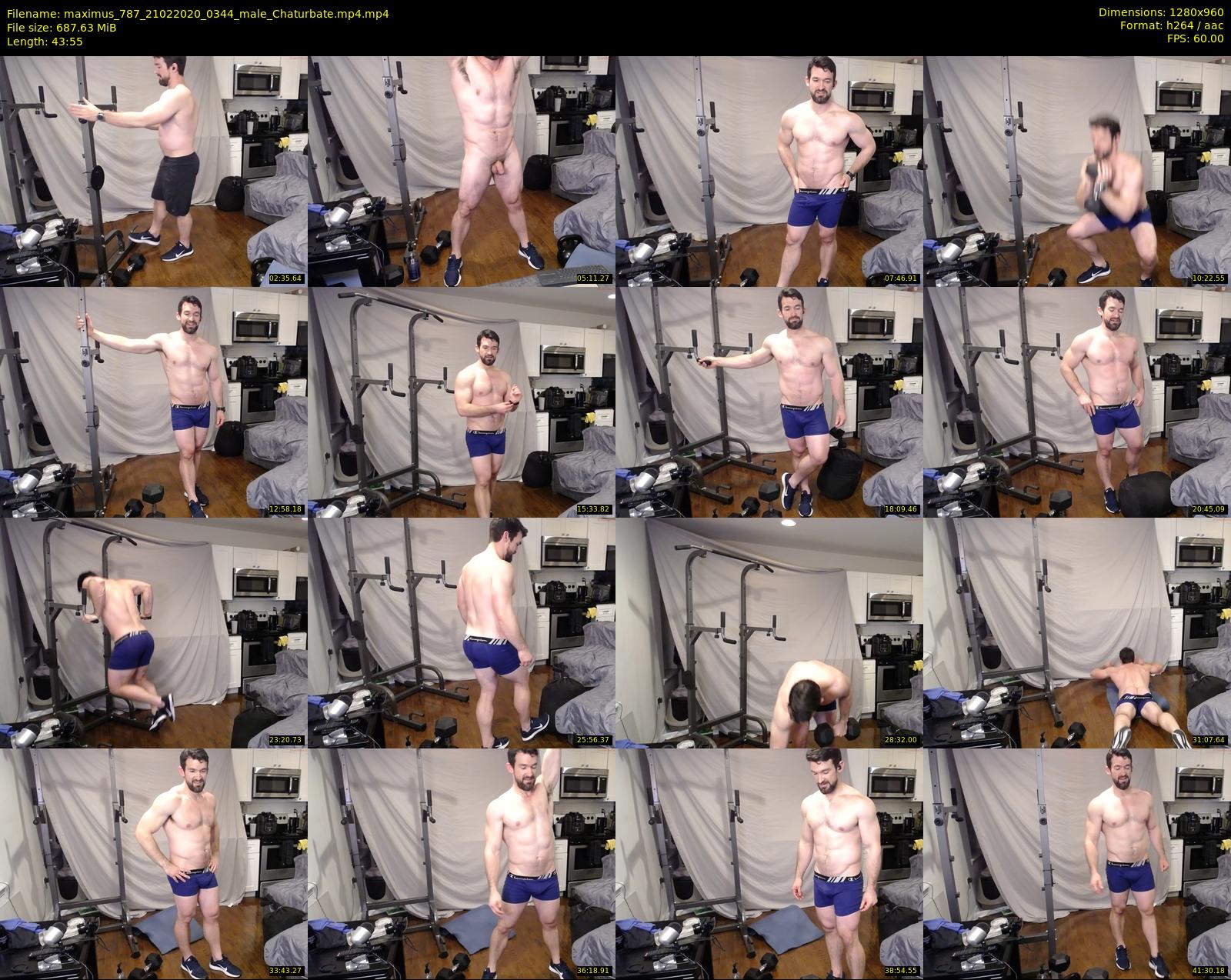 maximus_787 — 44 minute Chaturbate male cam show recording, 720p, Feb 21, 2020