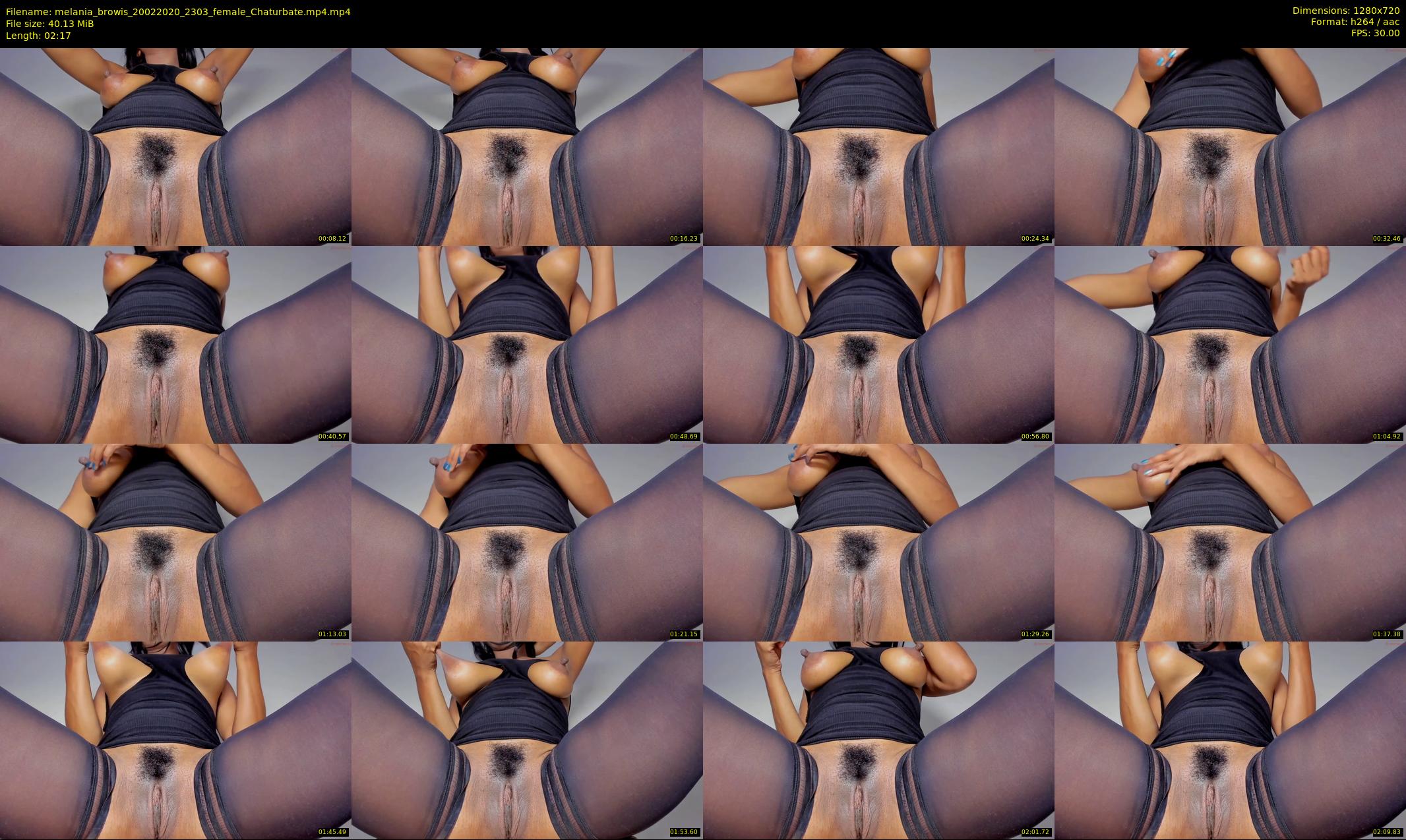 melania_browis — 3 minute Chaturbate female cam show recording, 720p, Feb 20, 2020