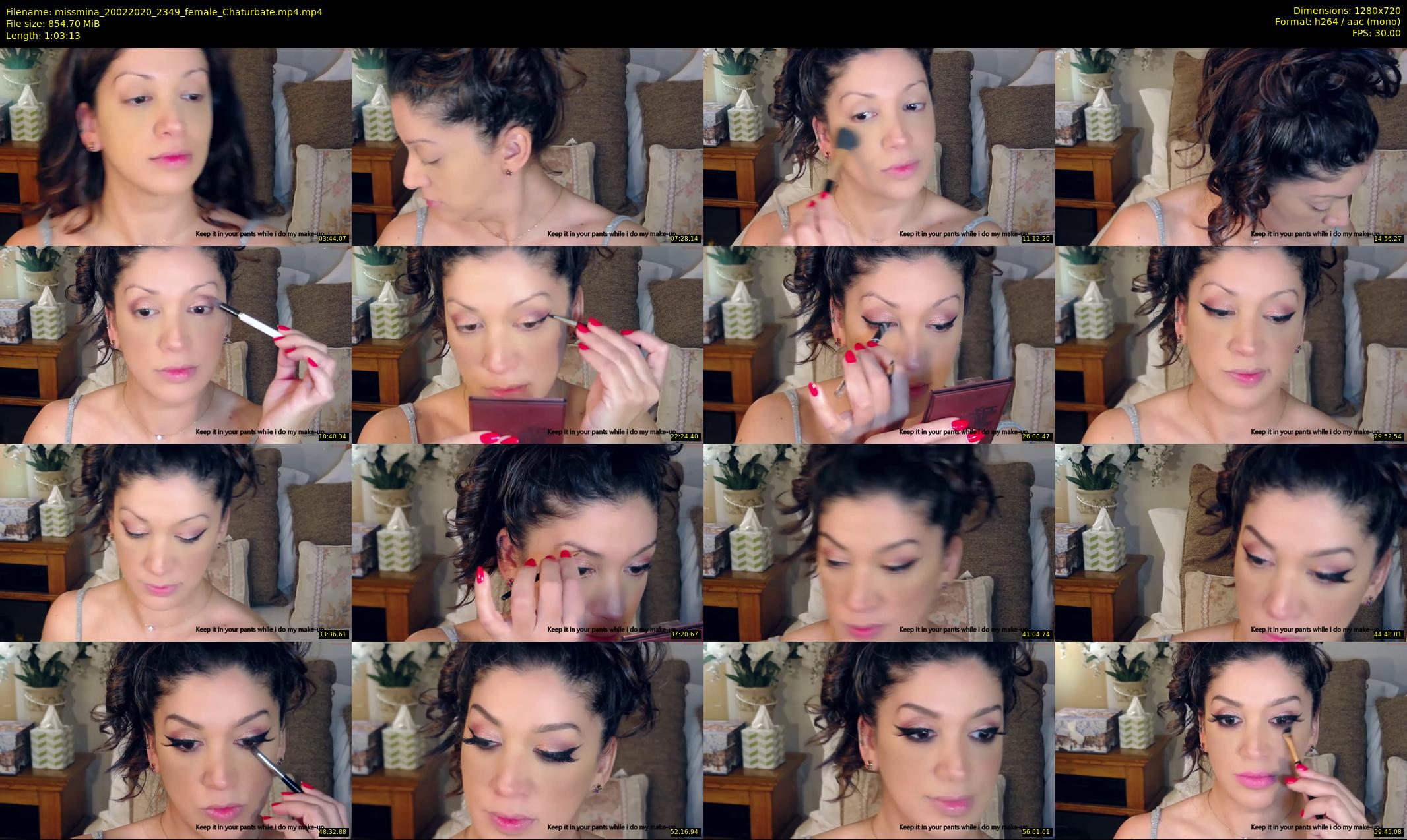 missmina — 64 minute Chaturbate female cam show recording, 720p, Feb 20, 2020