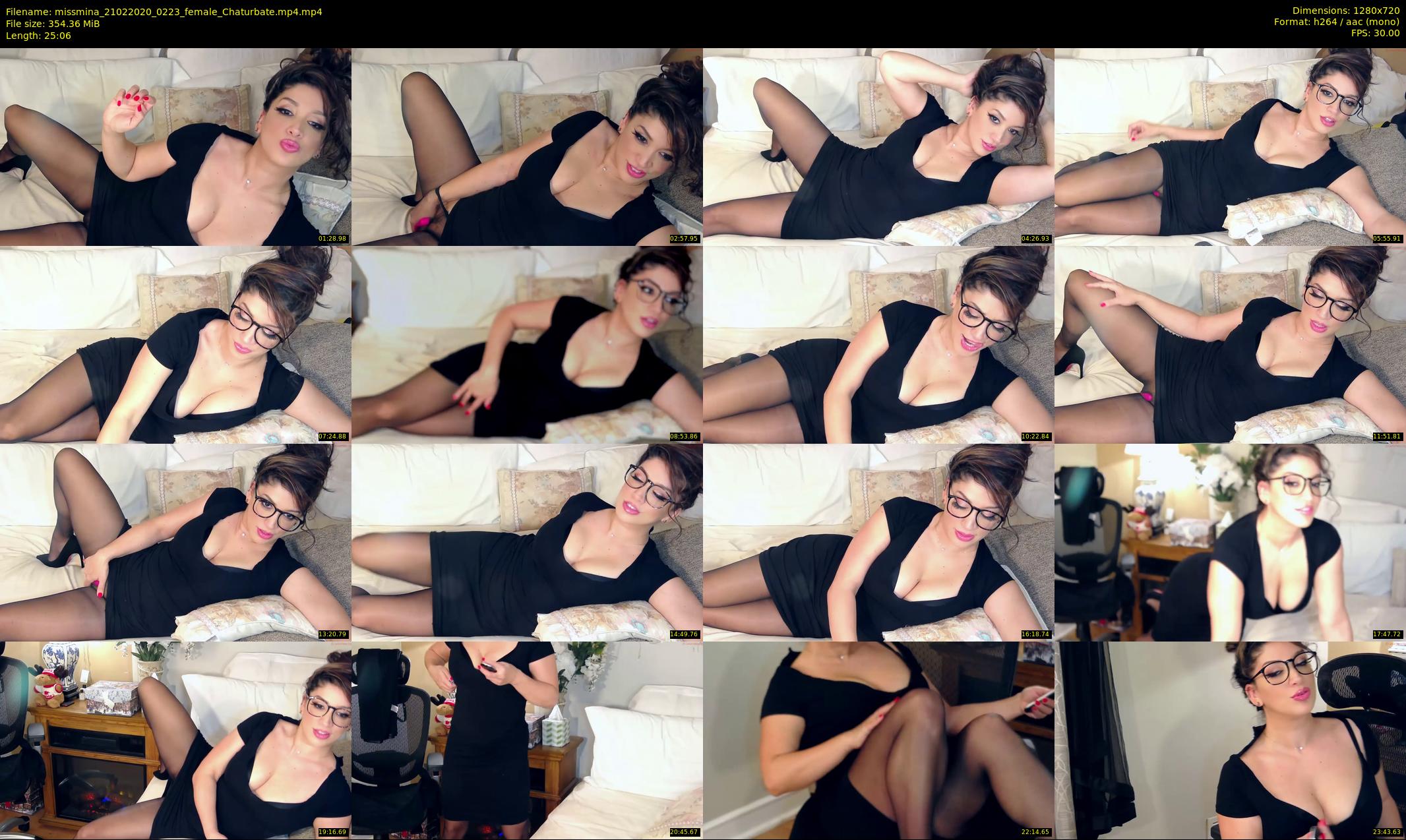 missmina — 26 minute Chaturbate female cam show recording, 720p, Feb 21, 2020