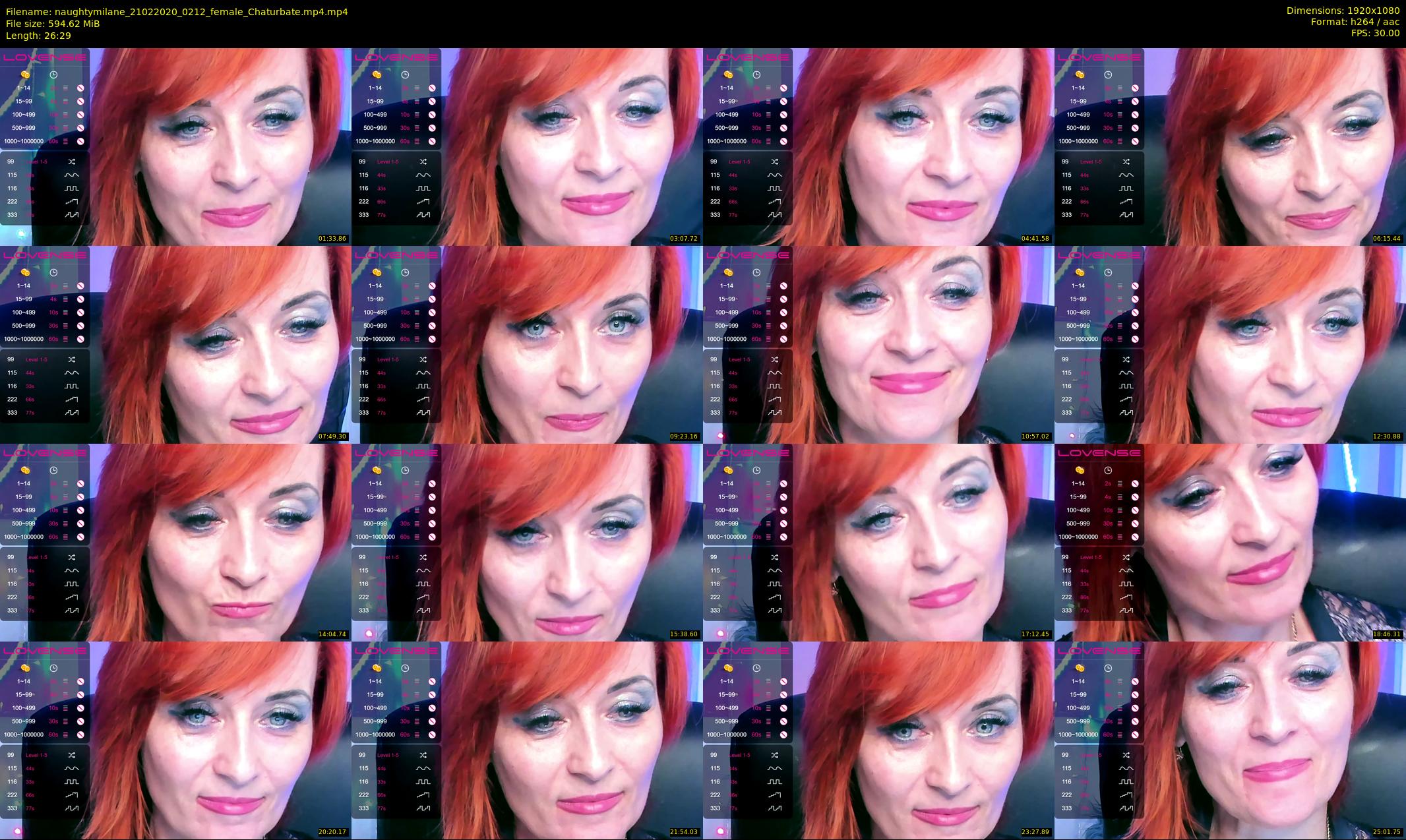 naughtymilane — 27 minute Chaturbate female cam show recording, 1080p, Feb 21, 2020