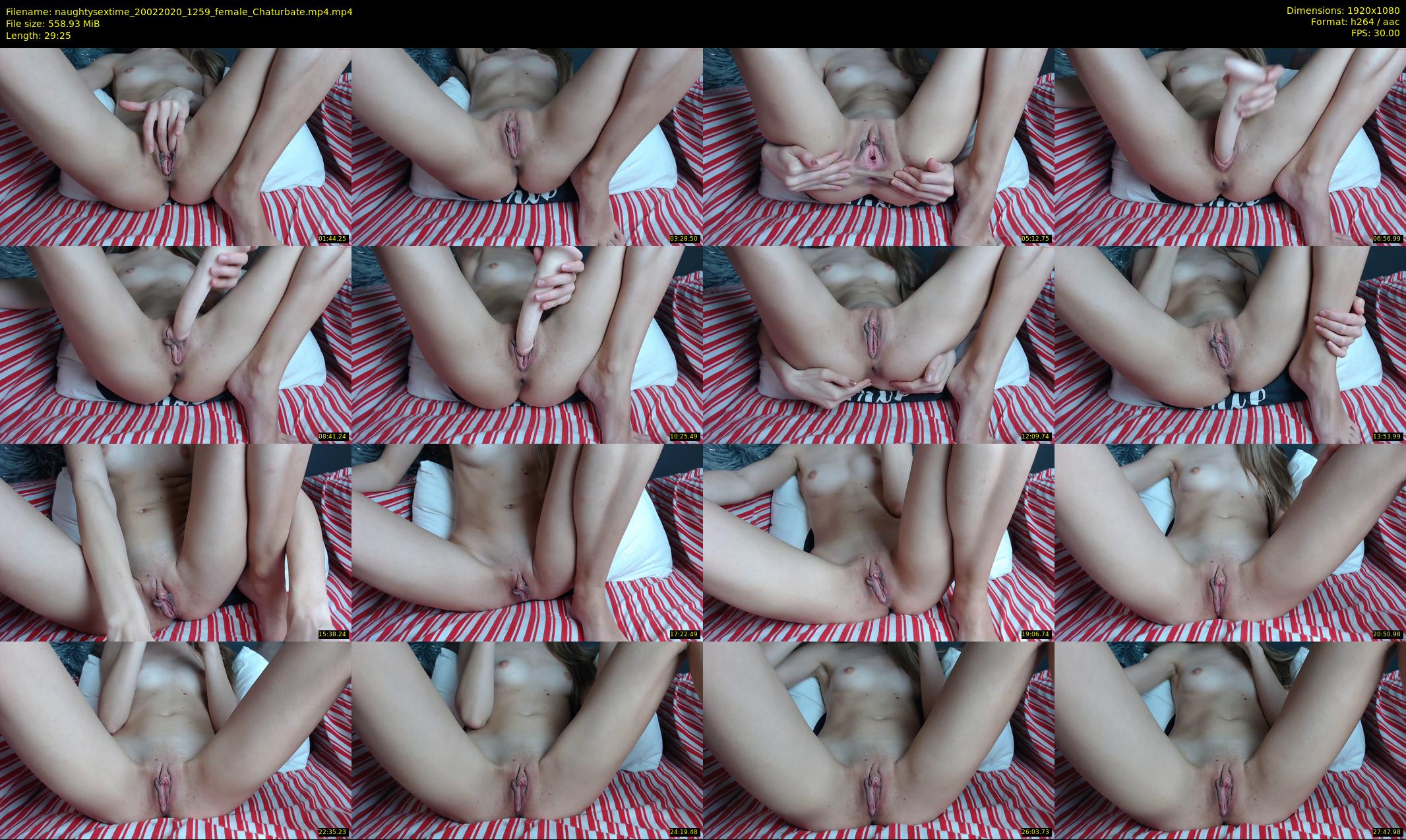 naughtysextime — 30 minute Chaturbate female cam show recording, 1080p, Feb 20, 2020