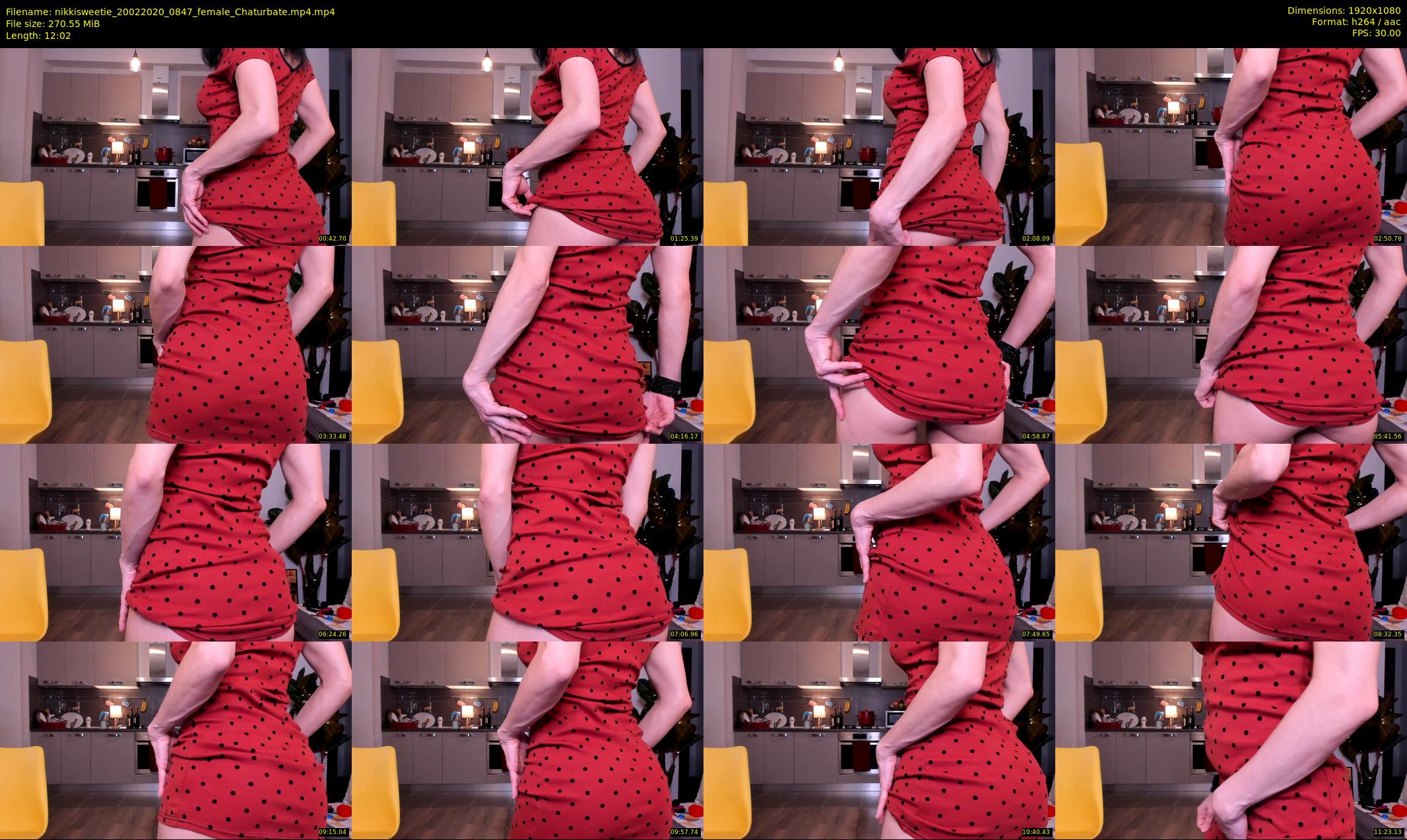 nikkisweetie — 13 minute Chaturbate female cam show recording, 1080p, Feb 20, 2020
