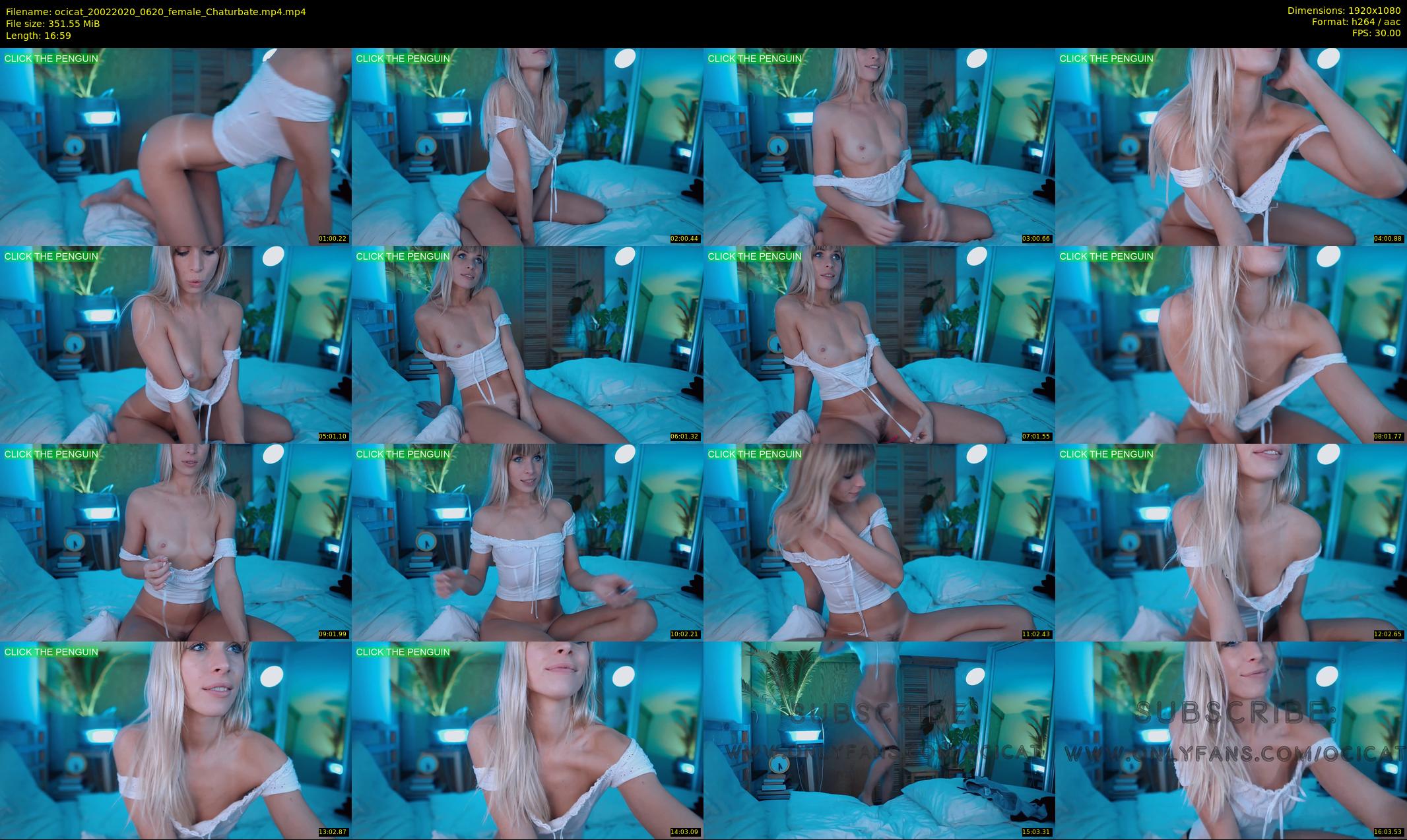 ocicat — 17 minute Chaturbate female cam show recording, 1080p, Feb 20, 2020