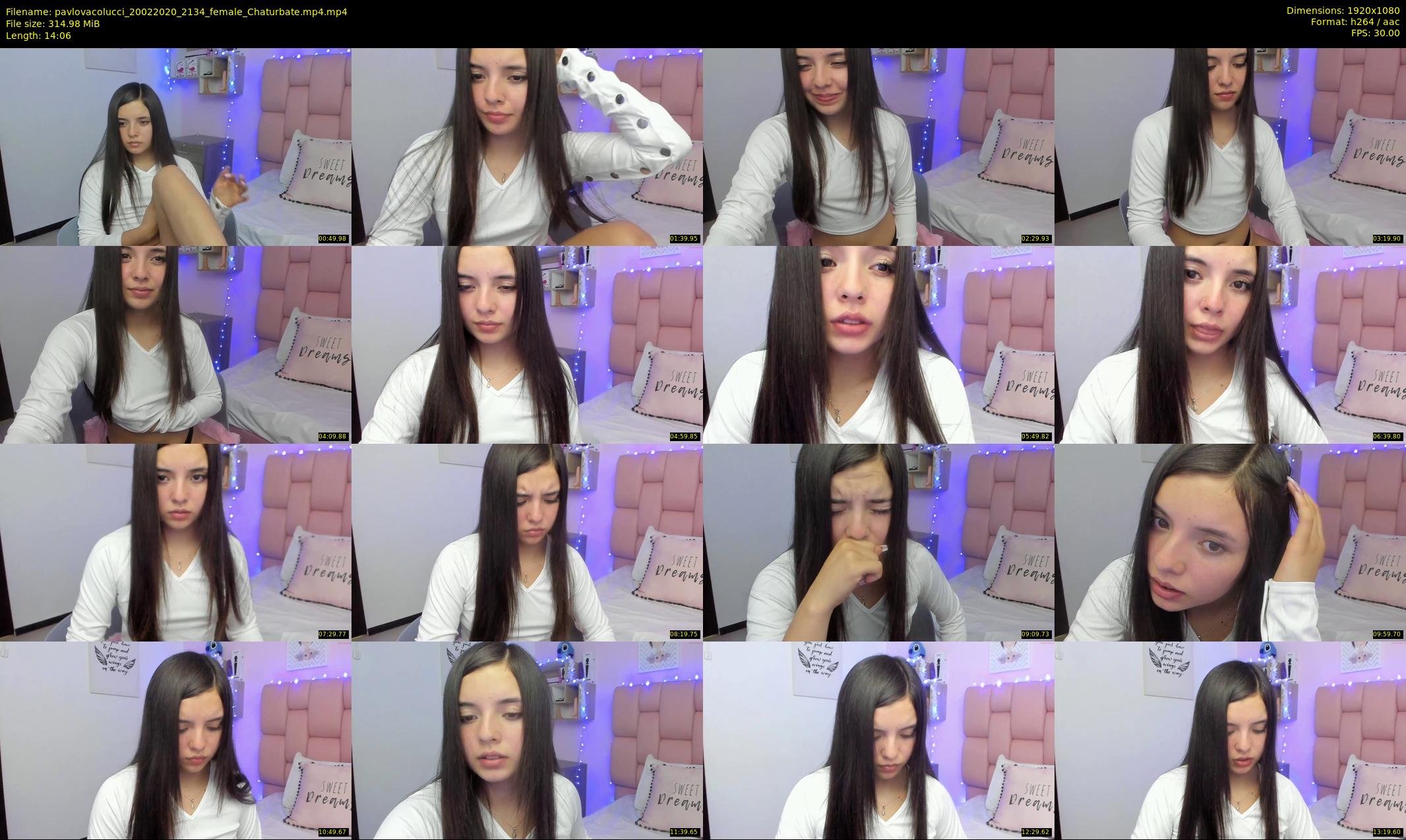 pavlovacolucci — 15 minute Chaturbate female cam show recording, 1080p, Feb 20, 2020