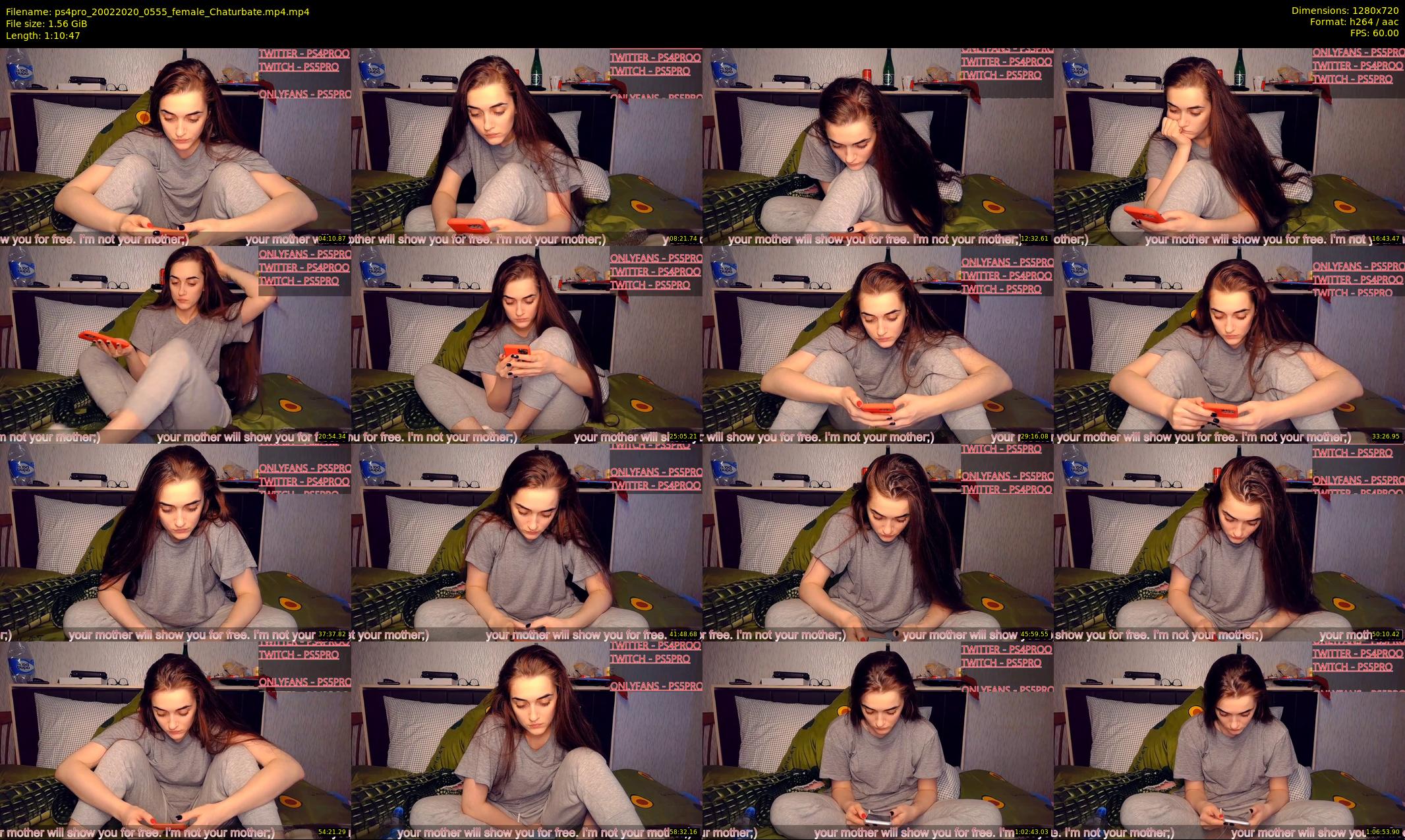 ps4pro — 71 minute Chaturbate female cam show recording, 720p, Feb 20, 2020