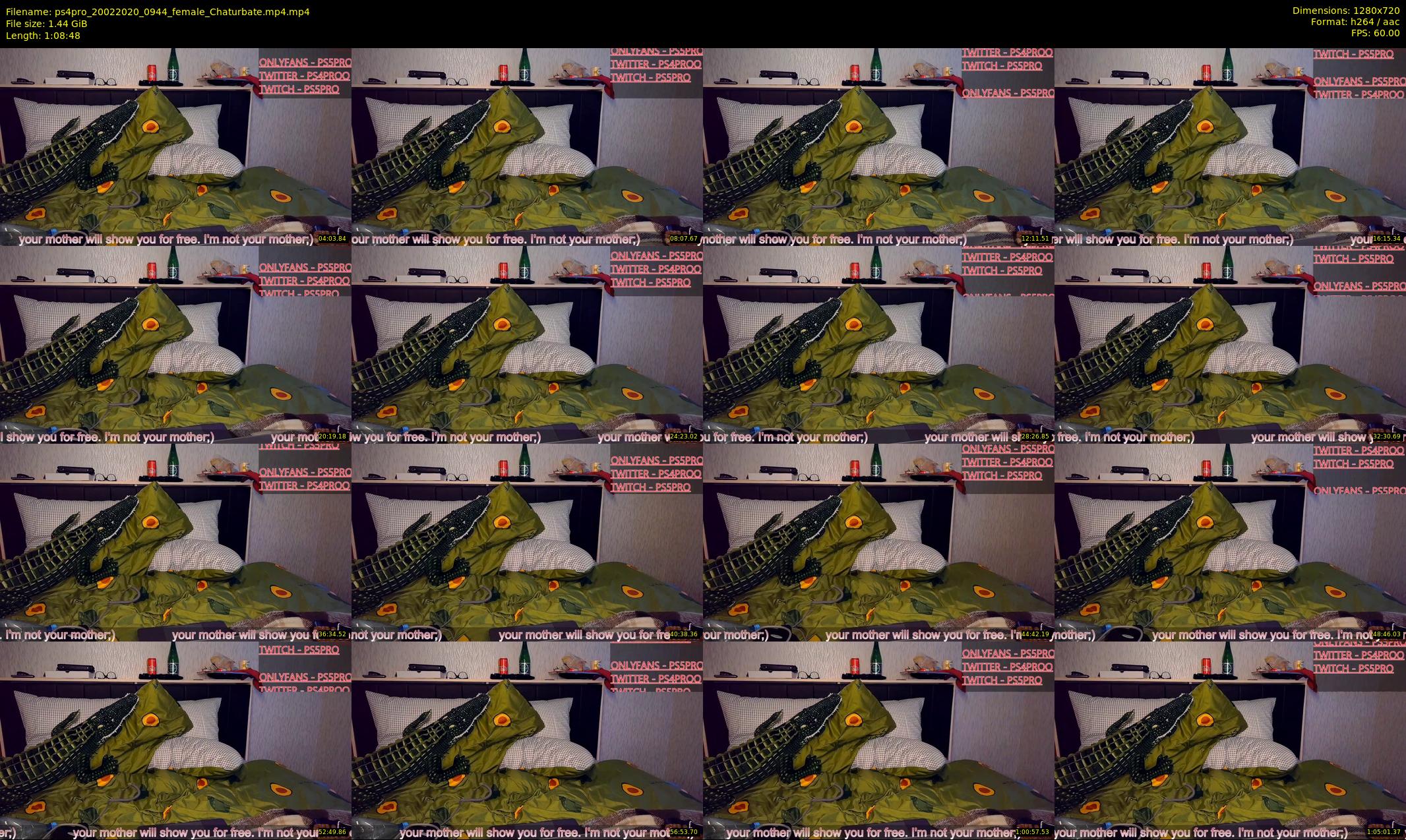 ps4pro — 69 minute Chaturbate female cam show recording, 720p, Feb 20, 2020