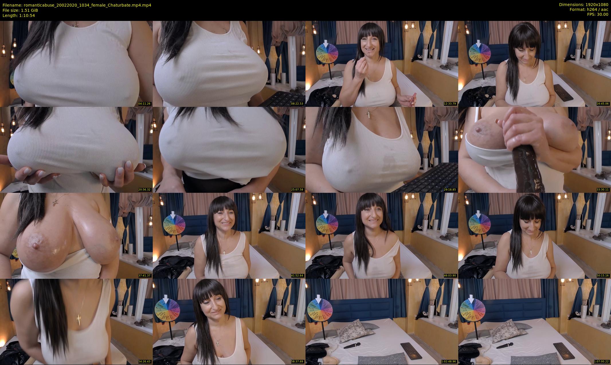 romanticabuse — 71 minute Chaturbate female cam show recording, 1080p, Feb 20, 2020