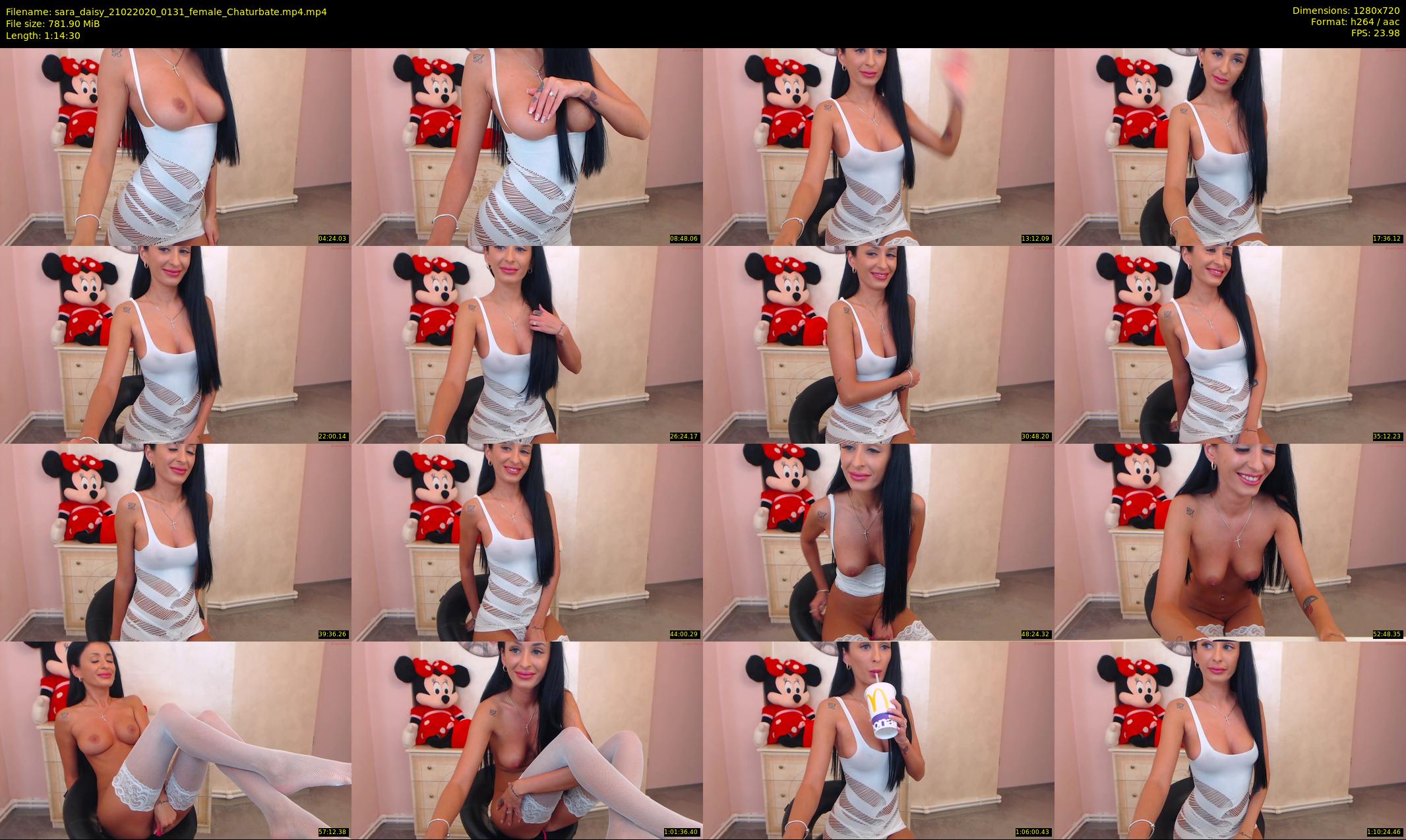 sara_daisy — 75 minute Chaturbate female cam show recording, 720p, Feb 21, 2020