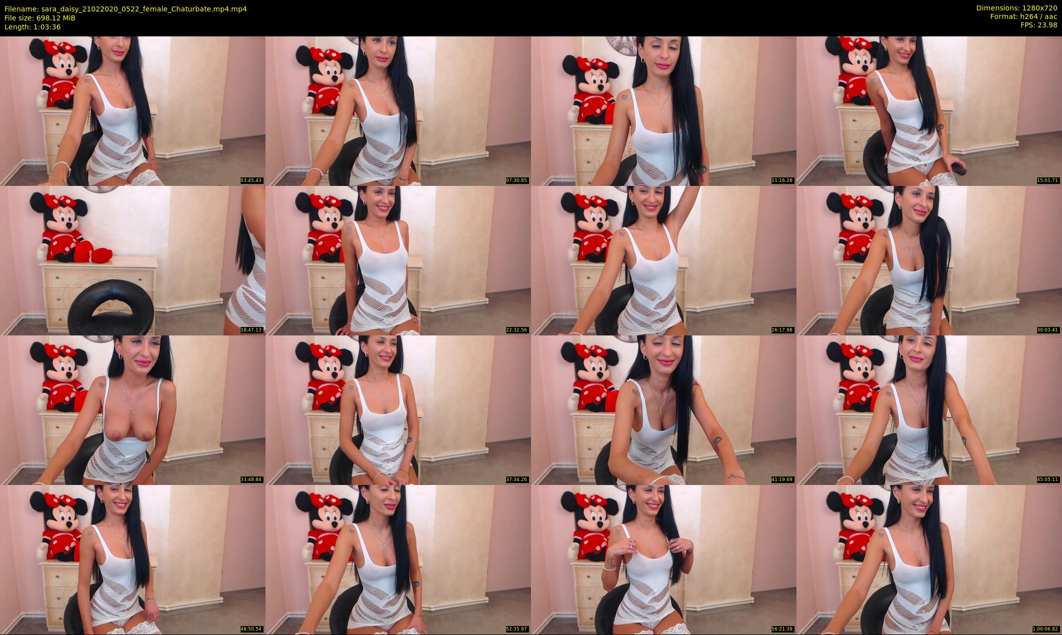 sara_daisy — 64 minute Chaturbate female cam show recording, 720p, Feb 21, 2020