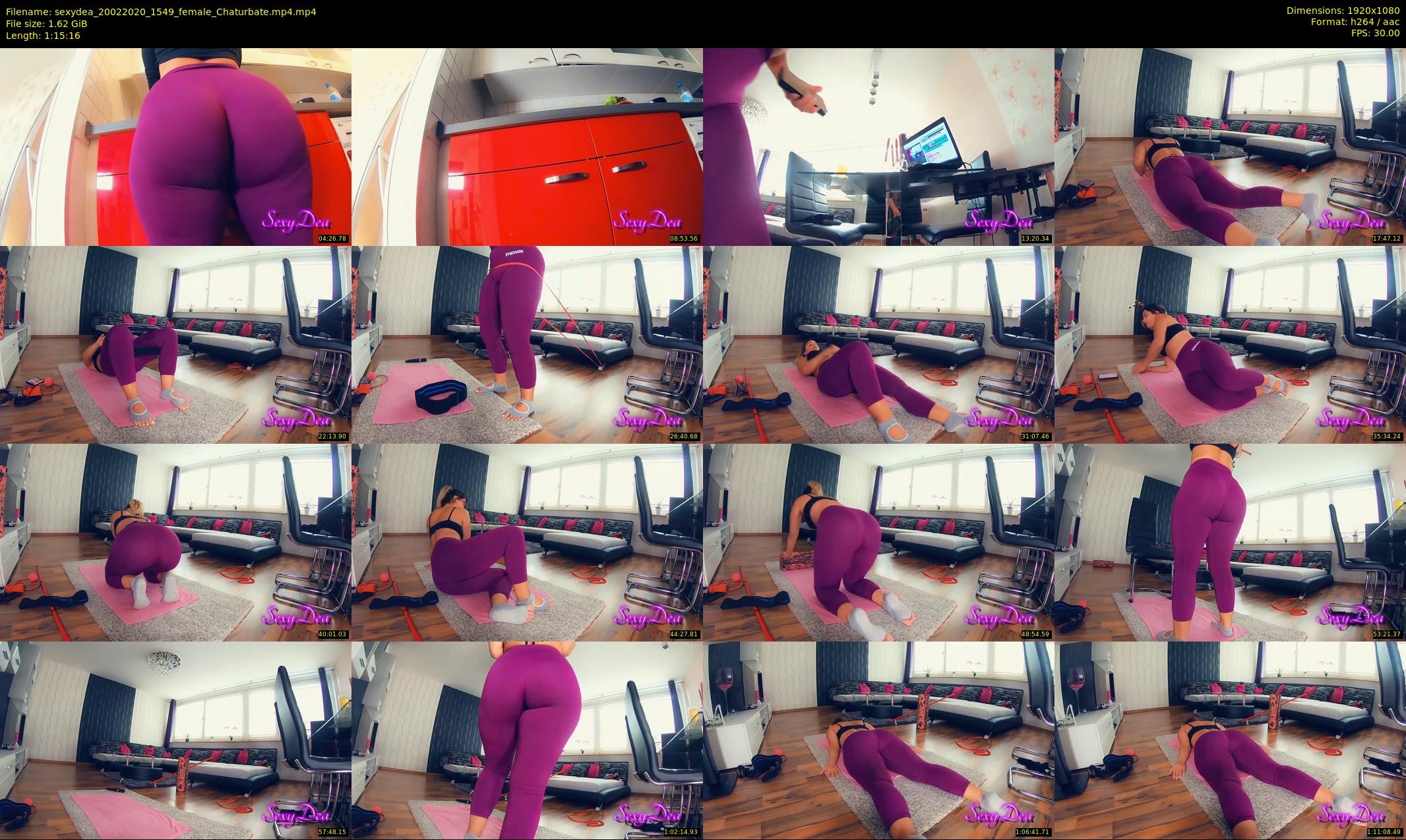 sexydea — 76 minute Chaturbate female cam show recording, 1080p, Feb 20, 2020