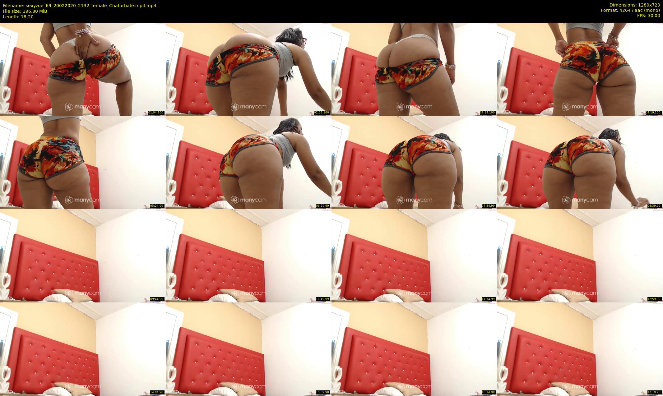 sexyzoe_69 — 19 minute Chaturbate female cam show recording, 720p, Feb 20, 2020