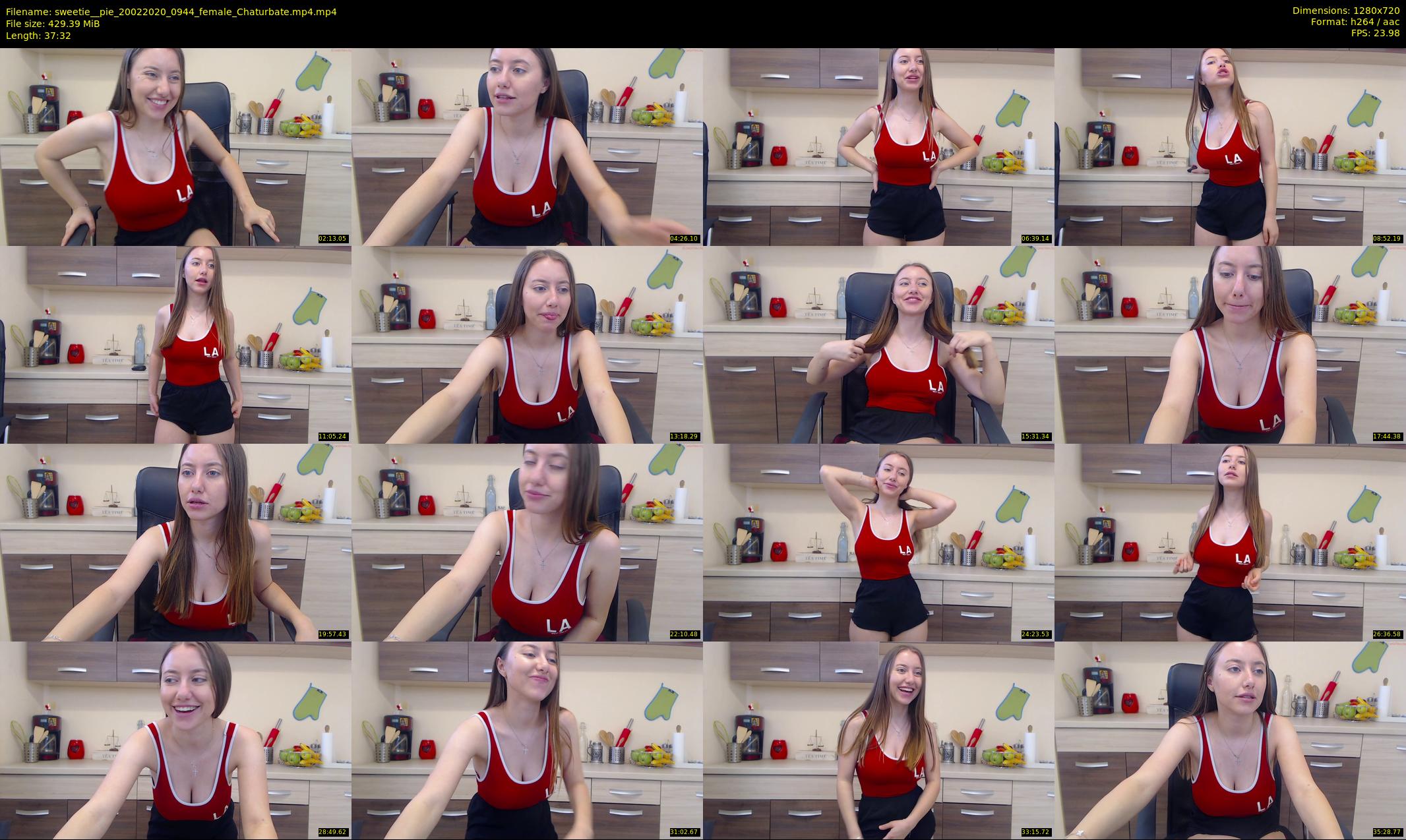 sweetie__pie — 38 minute Chaturbate female cam show recording, 720p, Feb 20, 2020