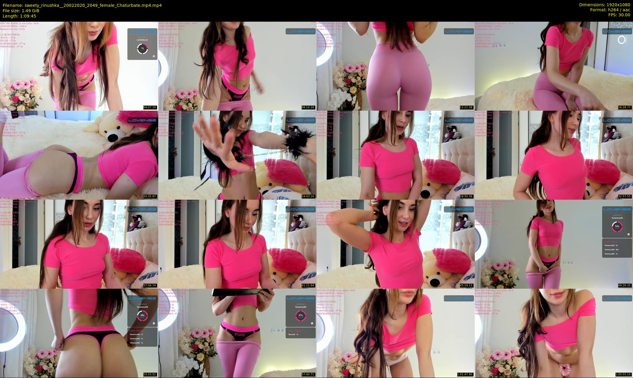 sweety_rinushka_ — 70 minute Chaturbate female cam show recording, 1080p, Feb 20, 2020