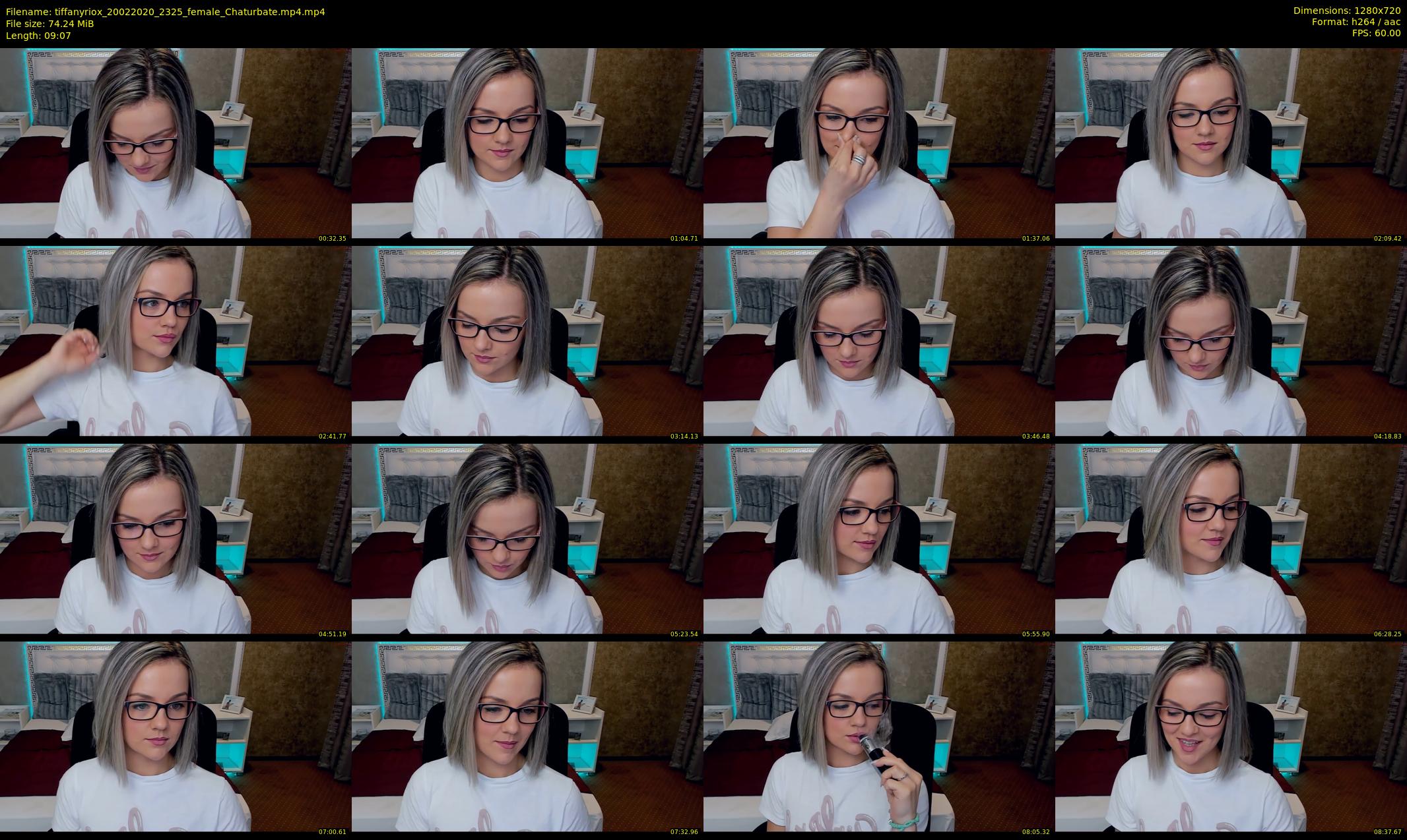 tiffanyriox — 10 minute Chaturbate female cam show recording, 720p, Feb 20, 2020