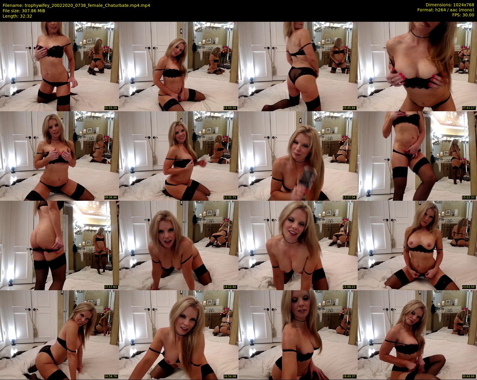 trophywifey — 33 minute Chaturbate female cam show recording, 720p, Feb 20, 2020