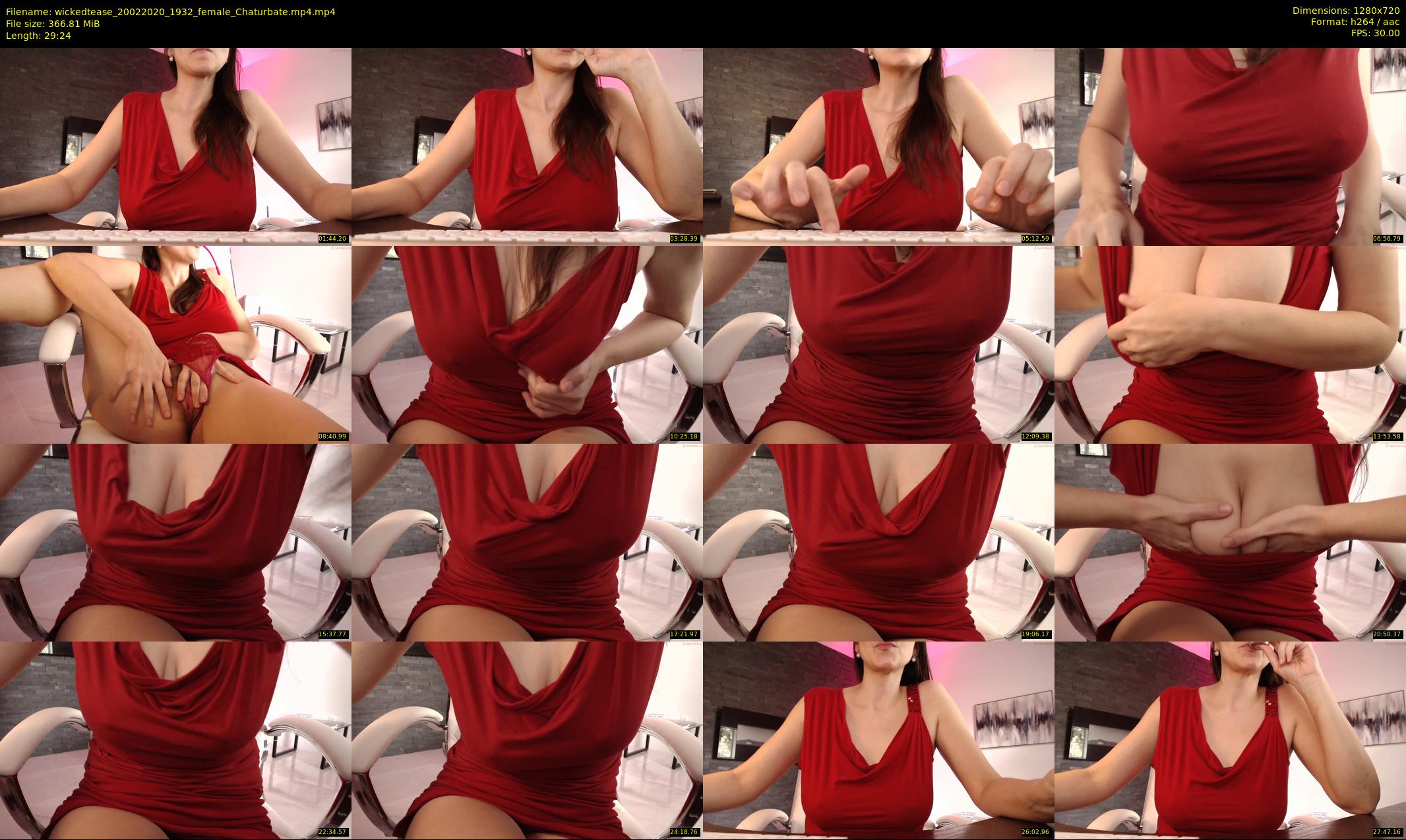 wickedtease — 30 minute Chaturbate female cam show recording, 720p, Feb 20, 2020