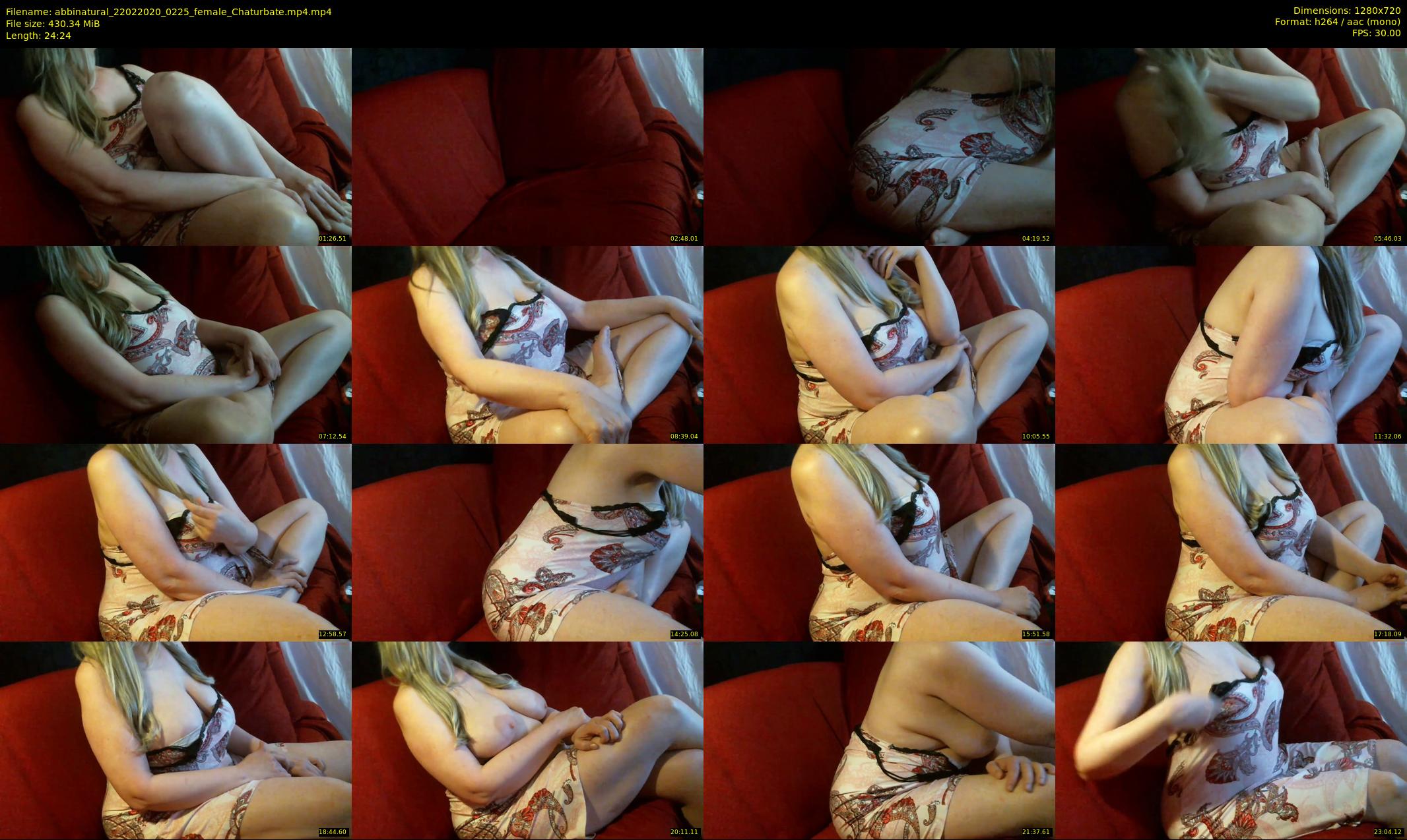 abbinatural — 25 minute Chaturbate female cam show recording, 720p, Feb 22, 2020
