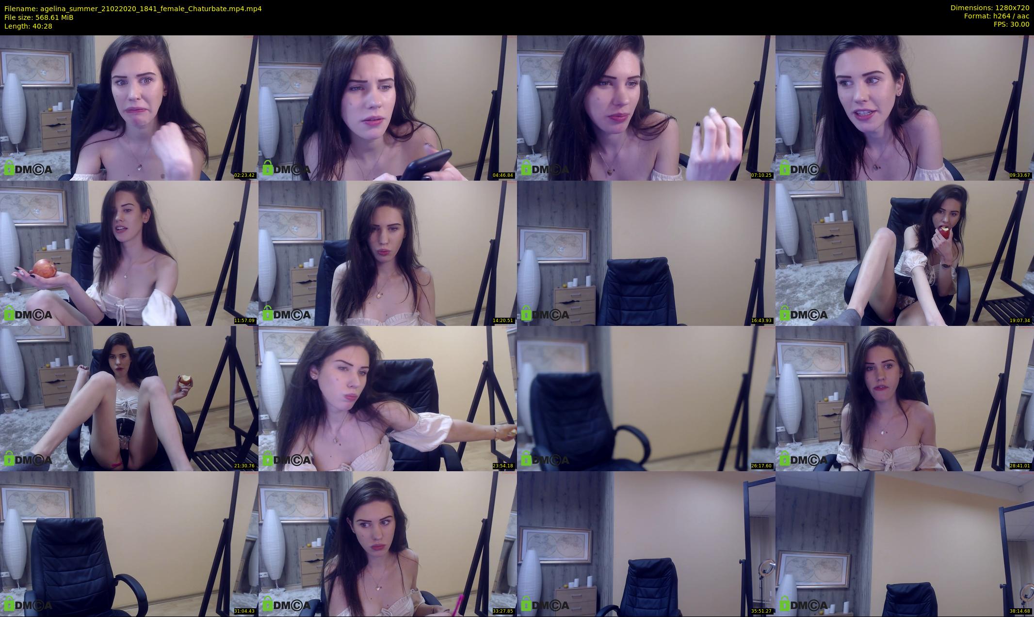 agelina_summer — 41 minute Chaturbate female cam show recording, 720p, Feb 21, 2020