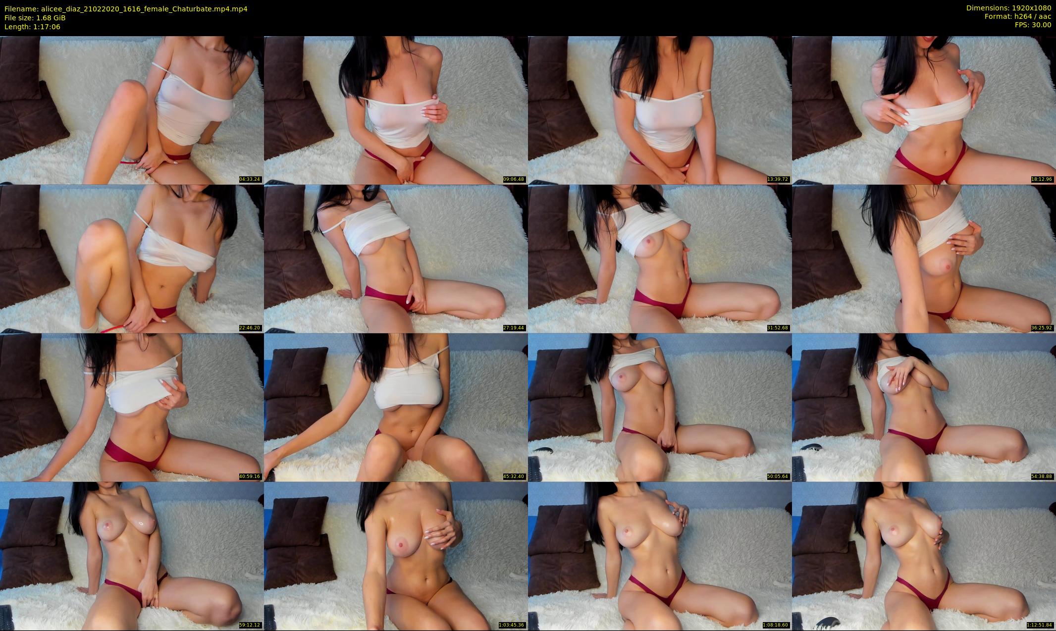 alicee_diaz — 78 minute Chaturbate female cam show recording, 1080p, Feb 21, 2020