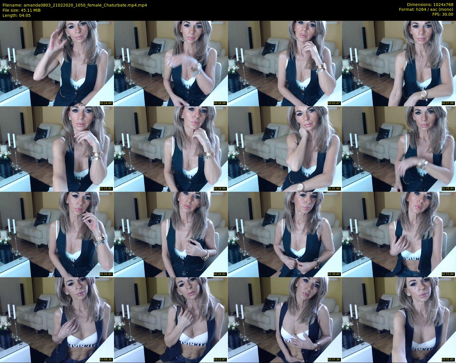 amanda0803 — 5 minute Chaturbate female cam show recording, 720p, Feb 21, 2020