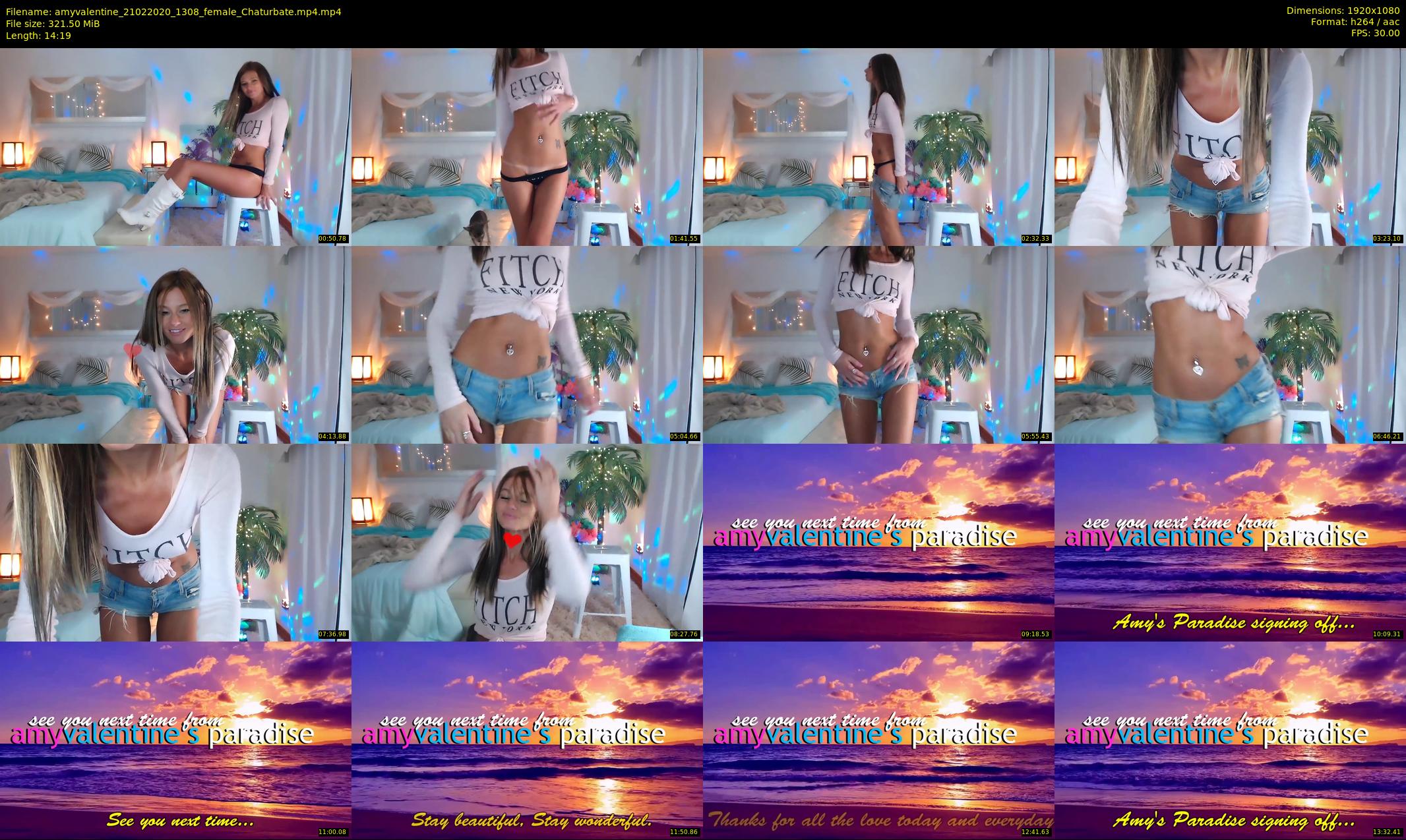 amyvalentine — 15 minute Chaturbate female cam show recording, 1080p, Feb 21, 2020