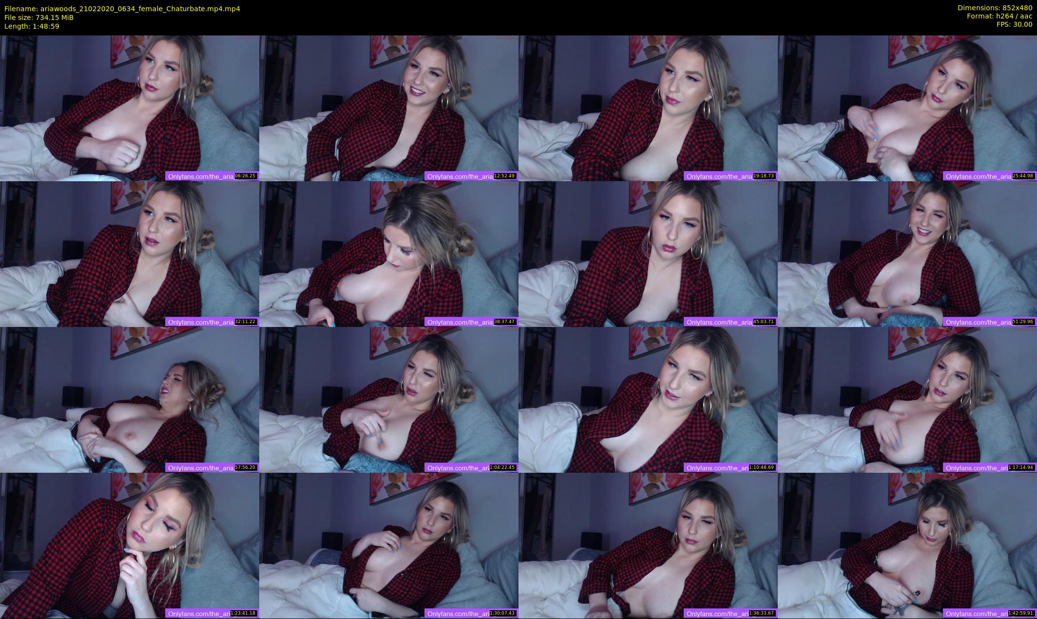 ariawoods — 109 minute Chaturbate female cam show recording, 480p, Feb 21, 2020