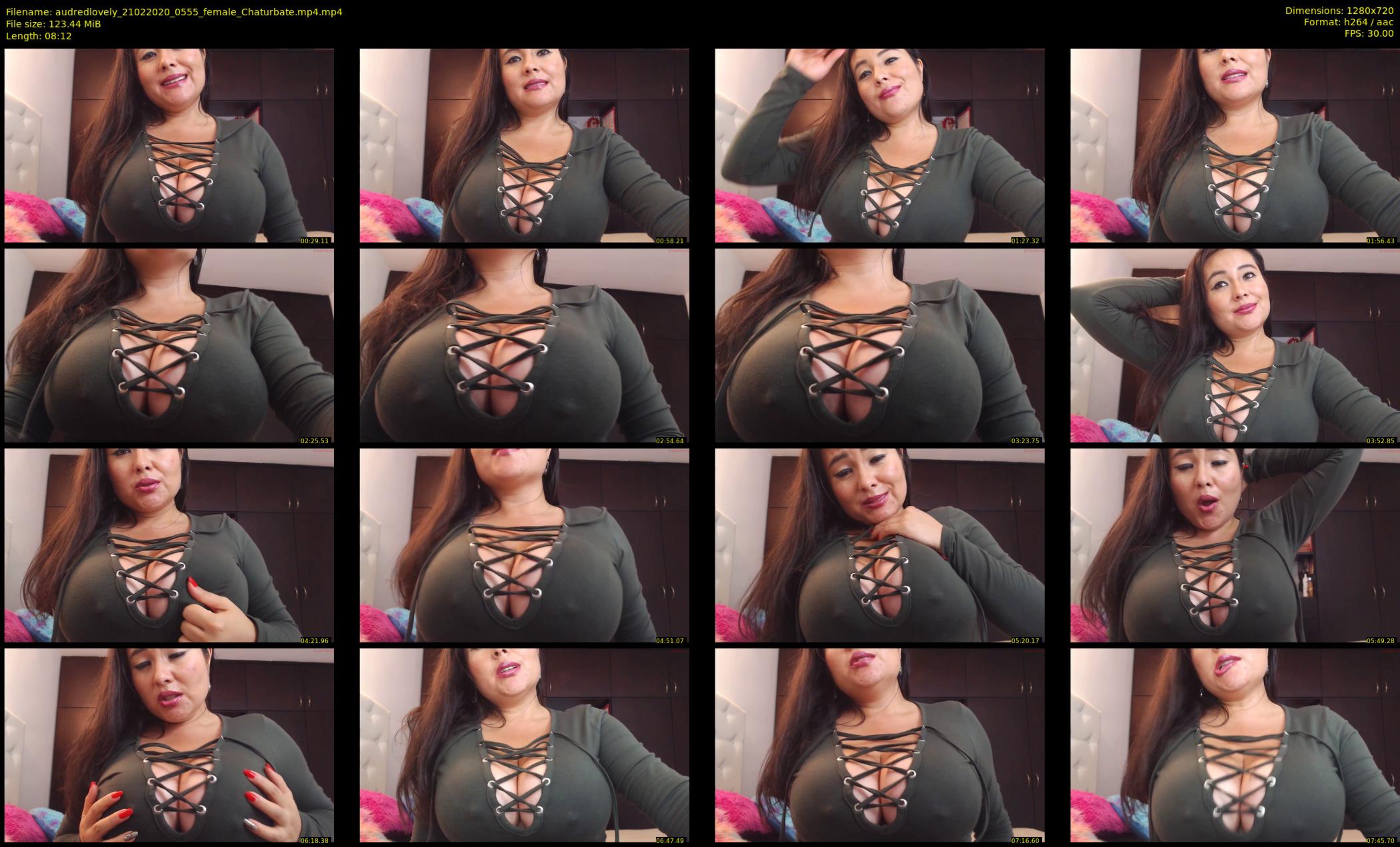 audredlovely — 9 minute Chaturbate female cam show recording, 720p, Feb 21, 2020