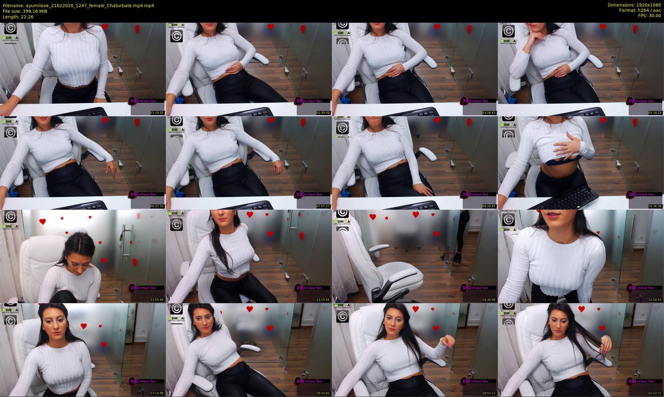 ayumilove — 23 minute Chaturbate female cam show recording, 1080p, Feb 21, 2020