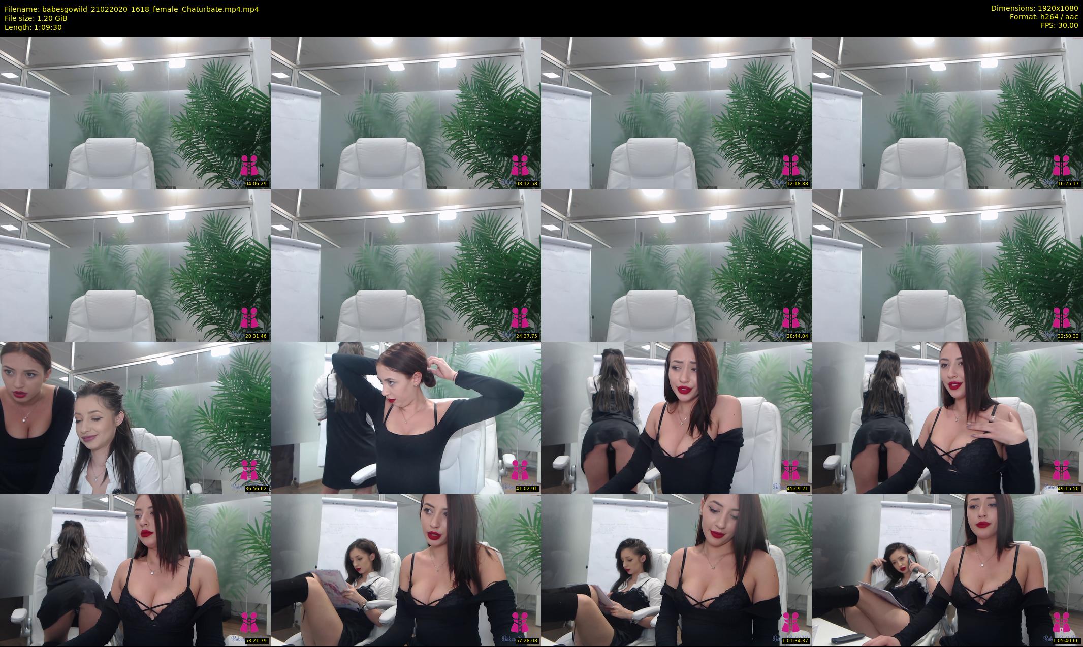 babesgowild — 70 minute Chaturbate couple cam show recording, 1080p, Feb 21, 2020