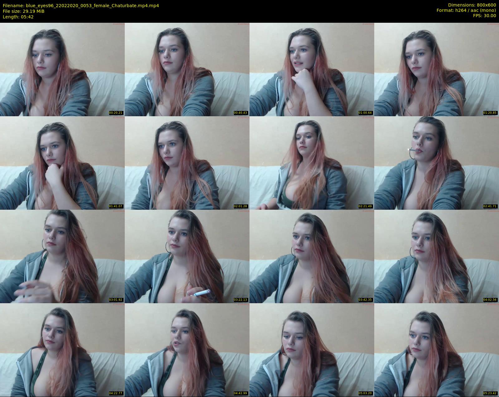 blue_eyes96 — 6 minute Chaturbate female cam show recording, 480p, Feb 22, 2020