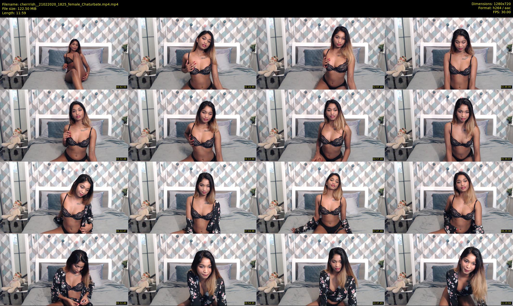 cherrrish_ — 12 minute Chaturbate female cam show recording, 720p, Feb 21, 2020