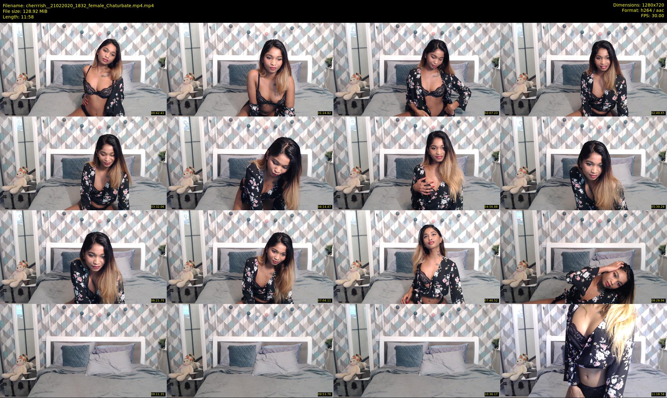 cherrrish_ — 12 minute Chaturbate female cam show recording, 720p, Feb 21, 2020