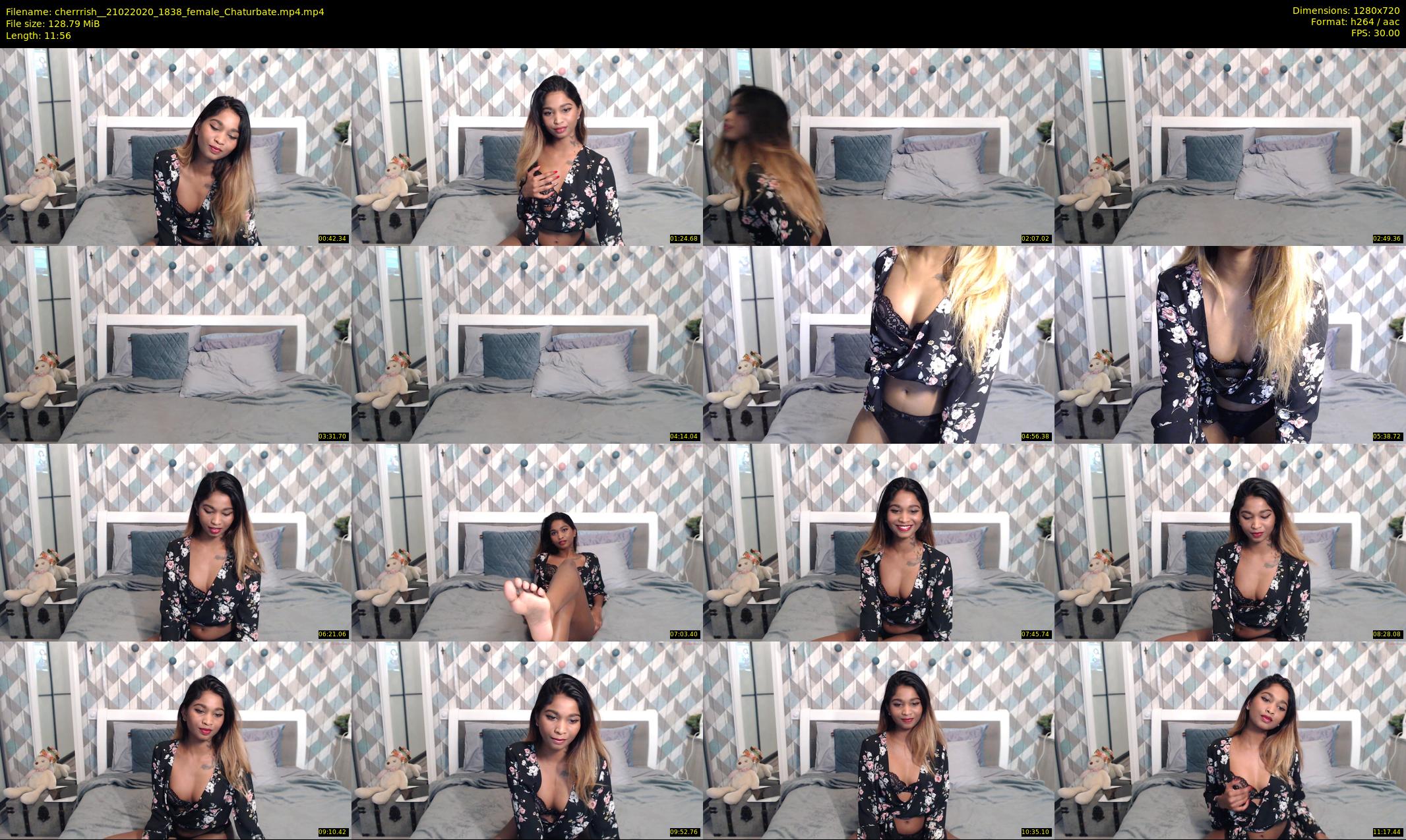 cherrrish_ — 12 minute Chaturbate female cam show recording, 720p, Feb 21, 2020