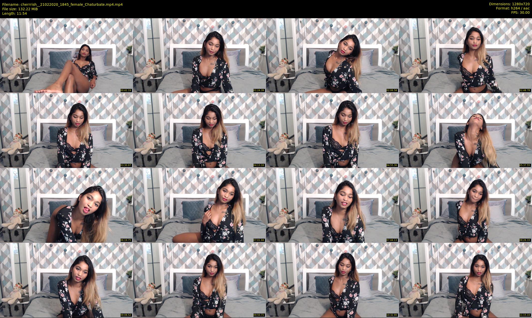 cherrrish_ — 12 minute Chaturbate female cam show recording, 720p, Feb 21, 2020