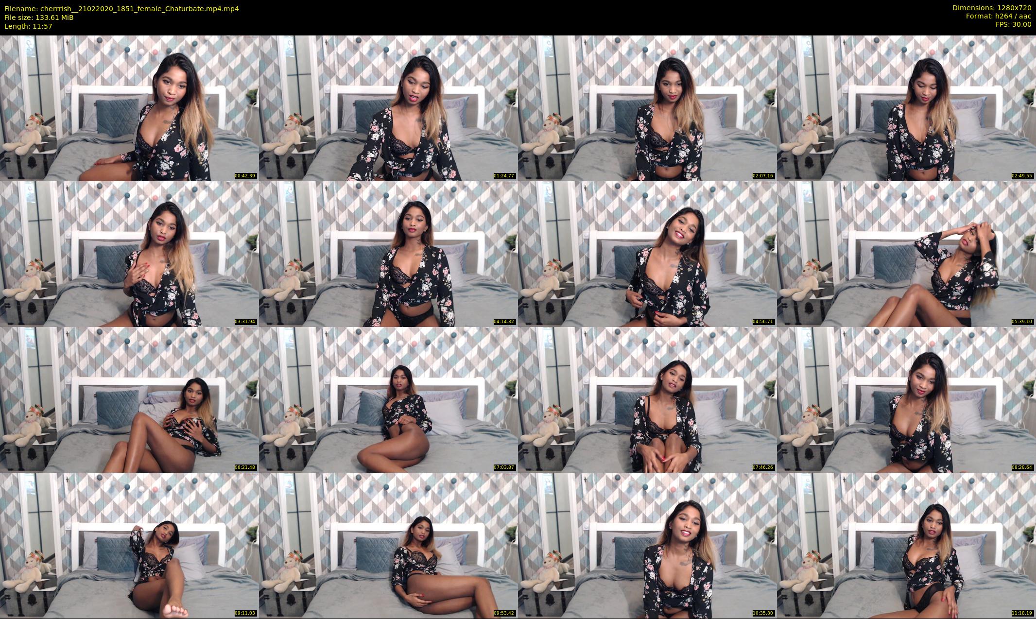 cherrrish_ — 12 minute Chaturbate female cam show recording, 720p, Feb 21, 2020
