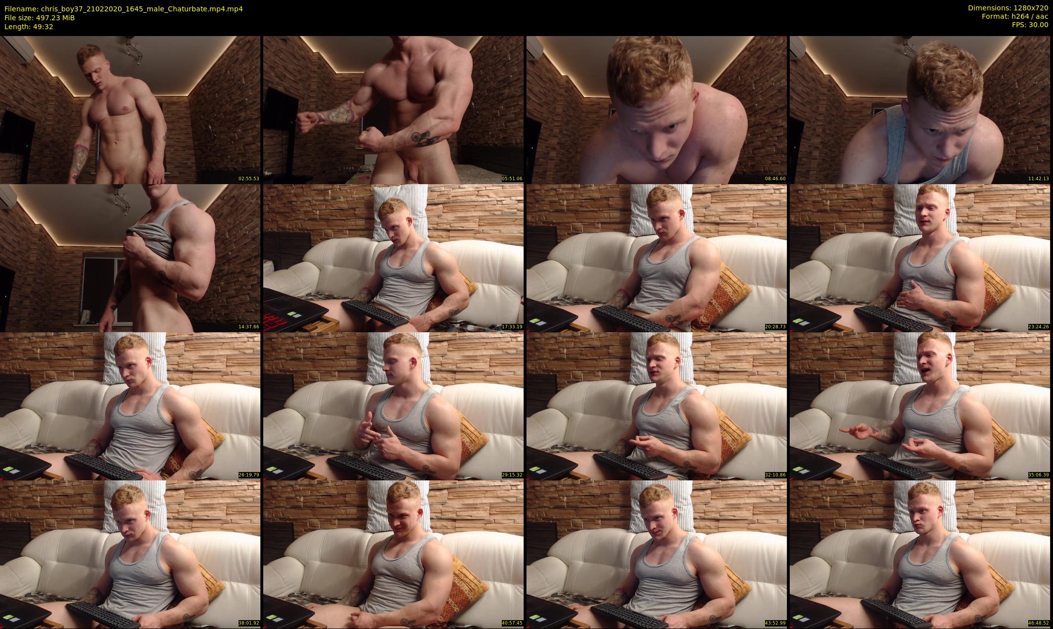 chris_boy37 — 50 minute Chaturbate male cam show recording, 720p, Feb 21, 2020