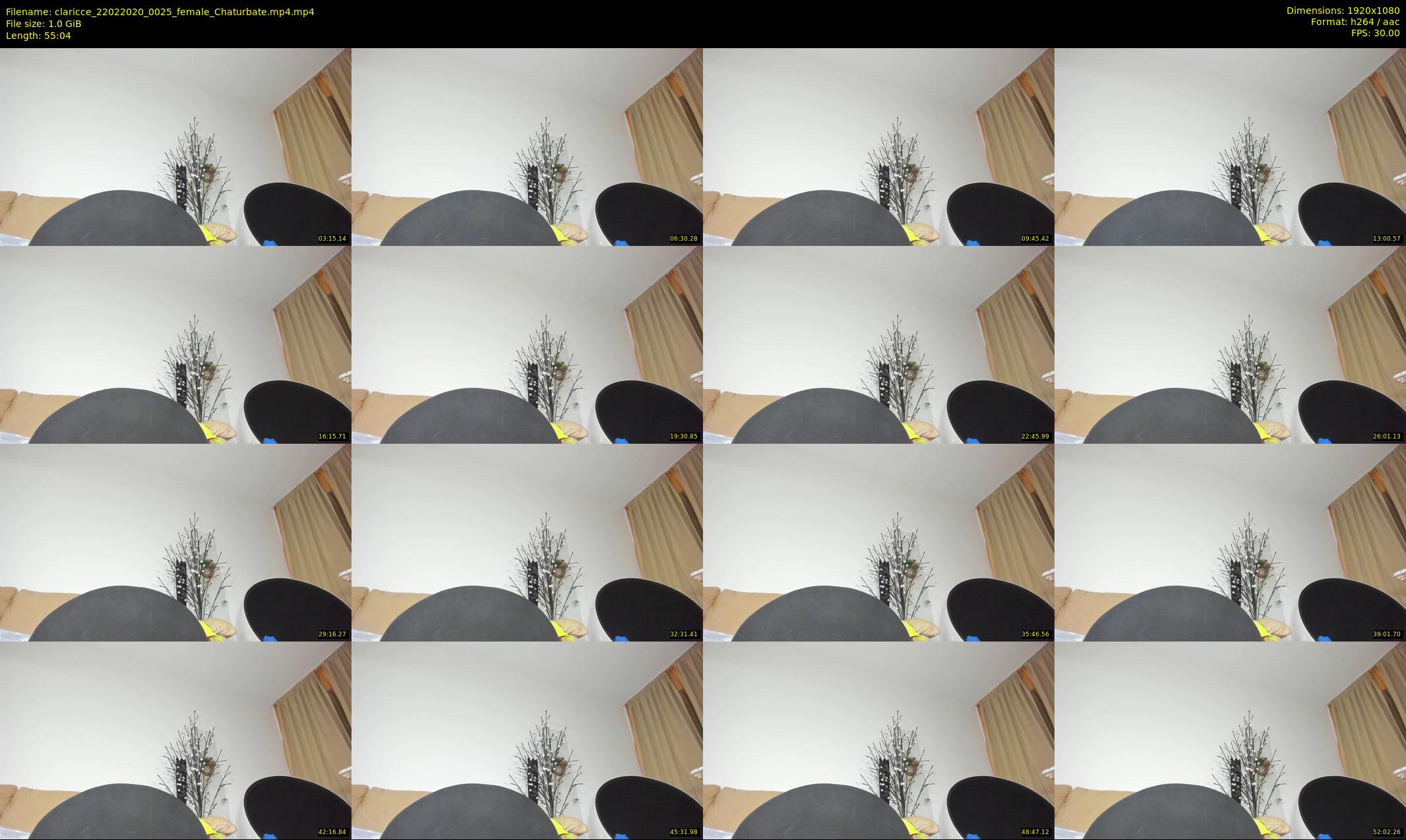 claricce — 56 minute Chaturbate female cam show recording, 1080p, Feb 22, 2020