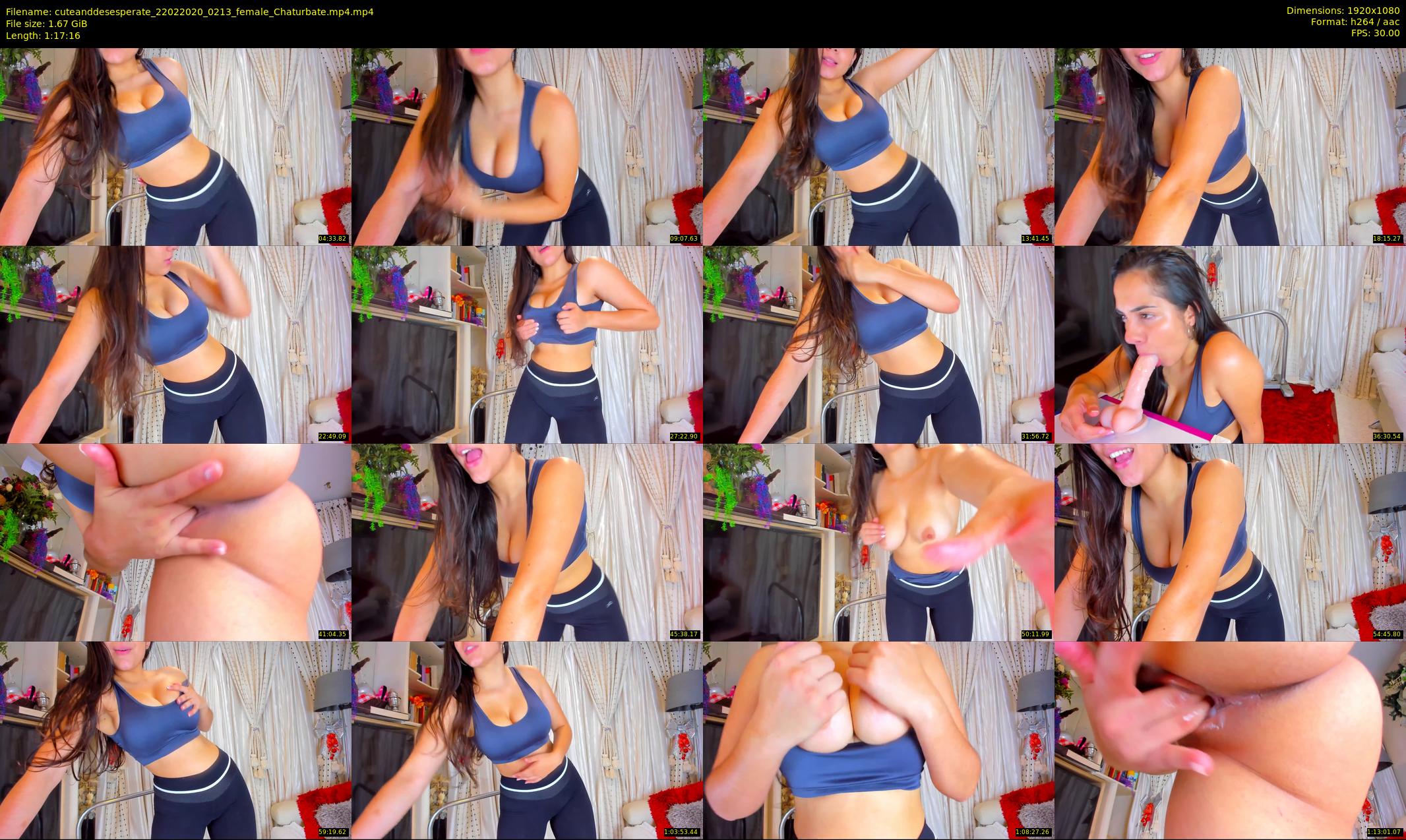 cuteanddesesperate — 78 minute Chaturbate female cam show recording, 1080p, Feb 22, 2020