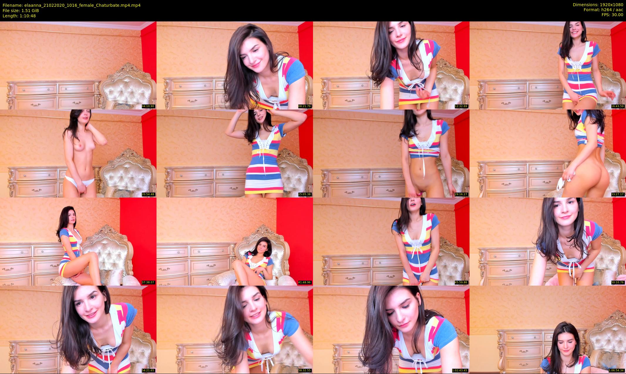 elaanna — 71 minute Chaturbate female cam show recording, 1080p, Feb 21, 2020