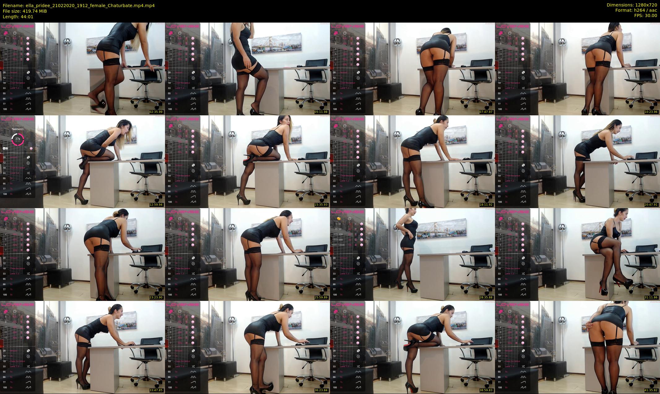 ella_pridee — 45 minute Chaturbate female cam show recording, 720p, Feb 21, 2020