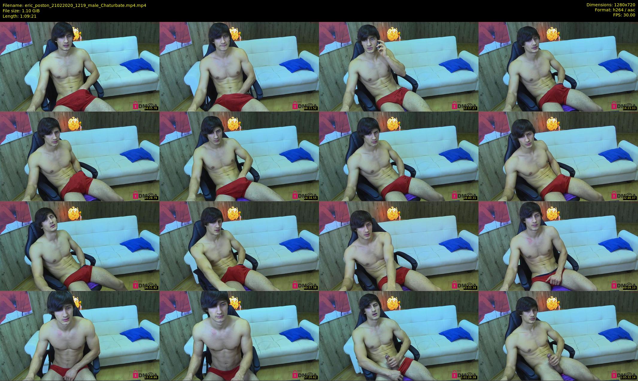 eric_poston — 70 minute Chaturbate male cam show recording, 720p, Feb 21, 2020