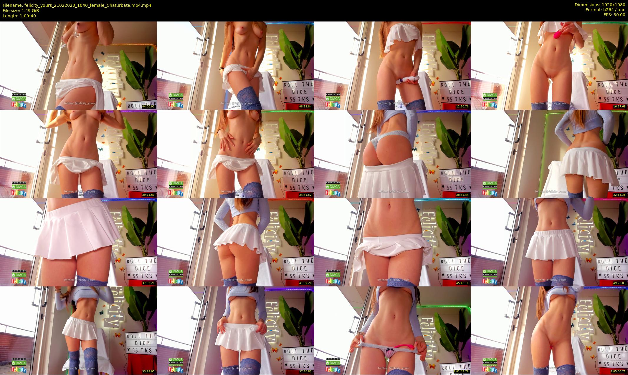 felicity_yours — 70 minute Chaturbate female cam show recording, 1080p, Feb 21, 2020